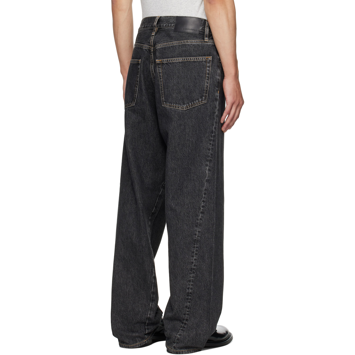  Sunflower Black Wide Twist Jeans 