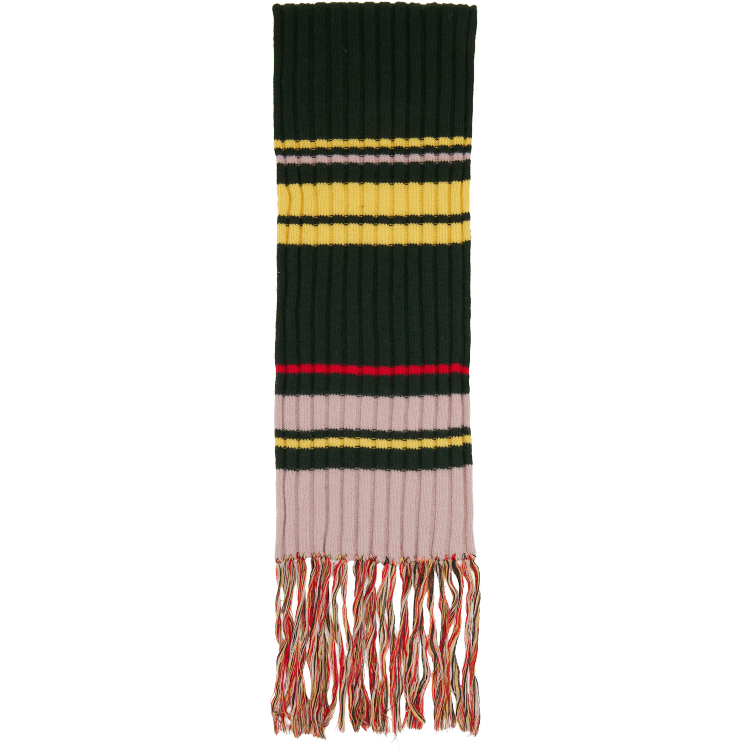  Edward Cuming Green & Yellow Potter Scarf 