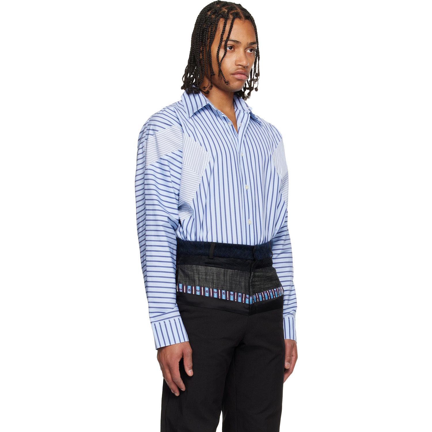  Edward Cuming Blue Arm Flex Shirt 