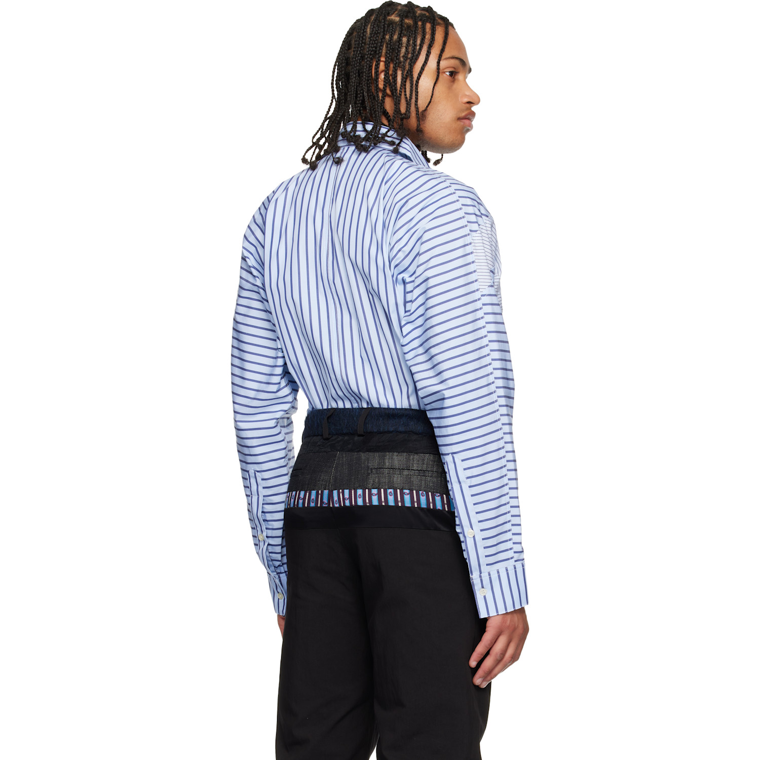  Edward Cuming Blue Arm Flex Shirt 