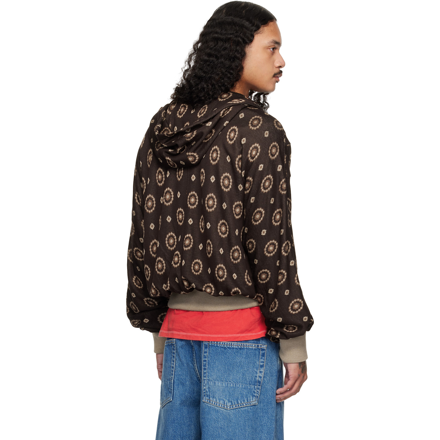  Edward Cuming Brown Gracia Arm Flex Hoodie 