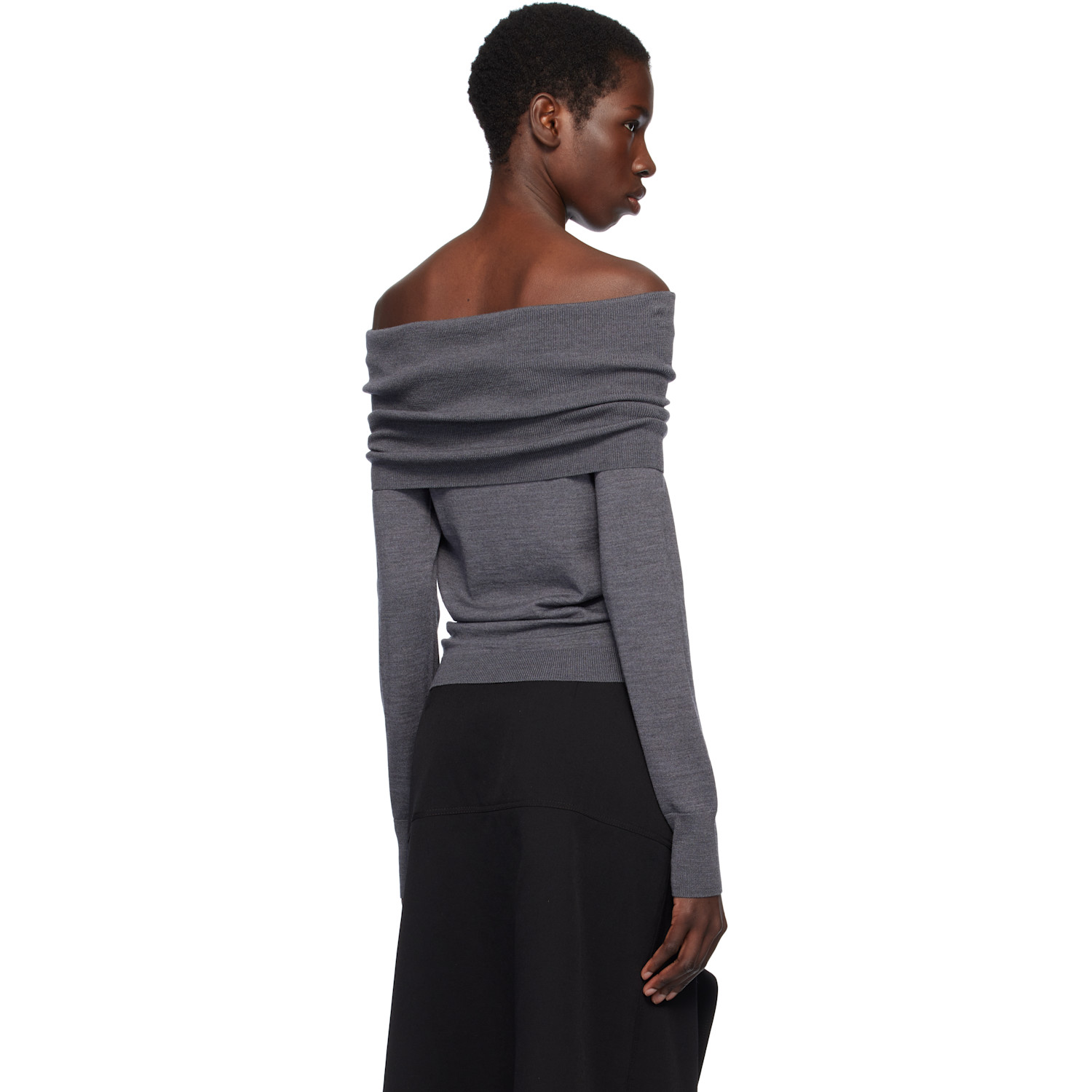  Stella Mccartney Gray Light Wool Sweater 