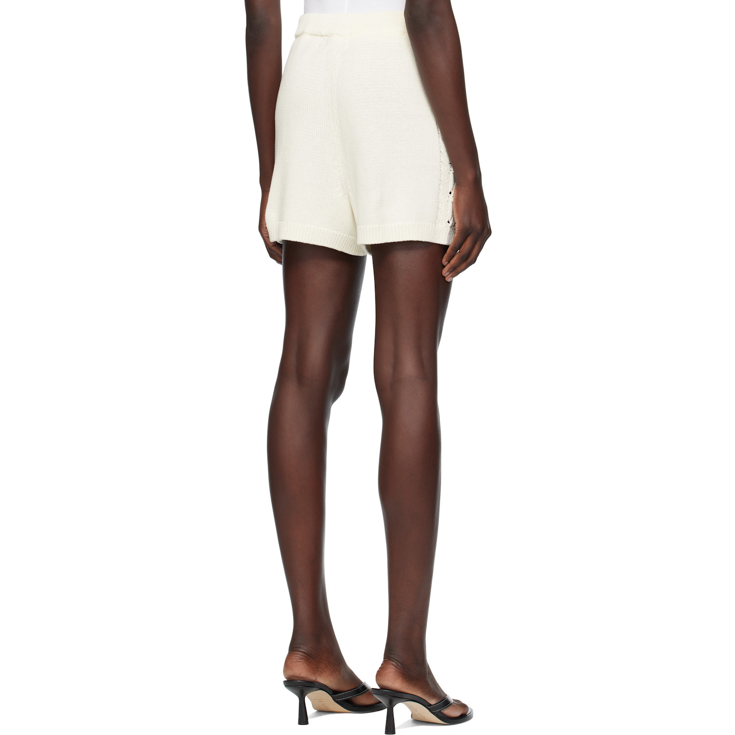  Loulou De Saison Off-white Andel Shorts 