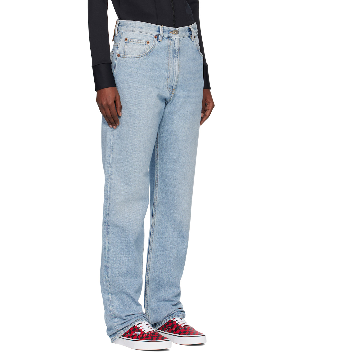  Valentino Blue Loose-fit Jeans 