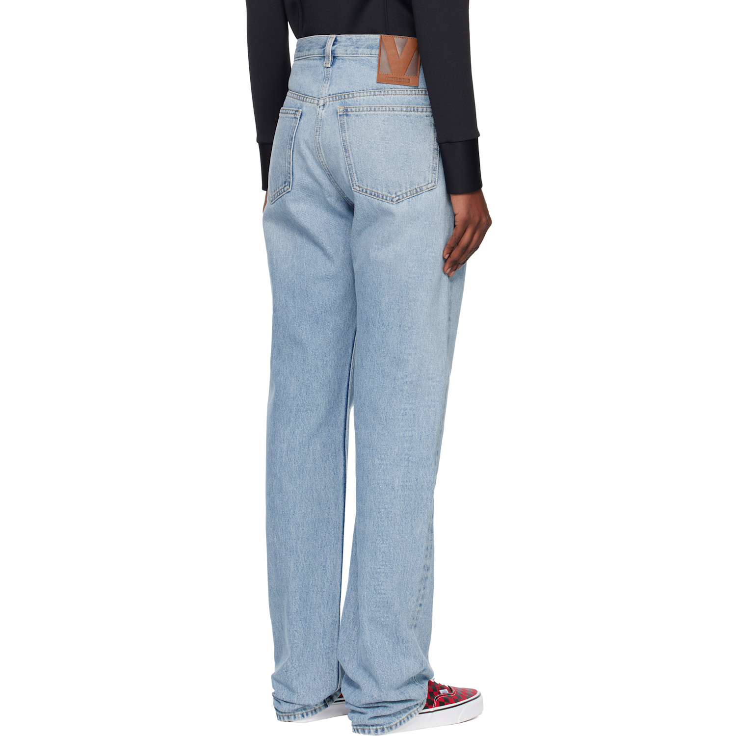 Valentino Blue Loose-fit Jeans 