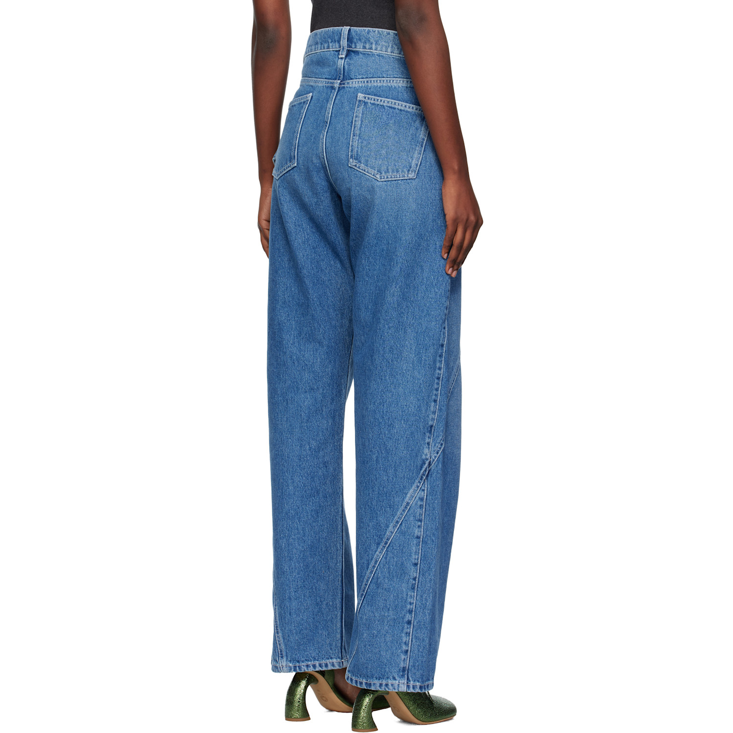 Jw Anderson Blue Twisted Workwear Jeans 