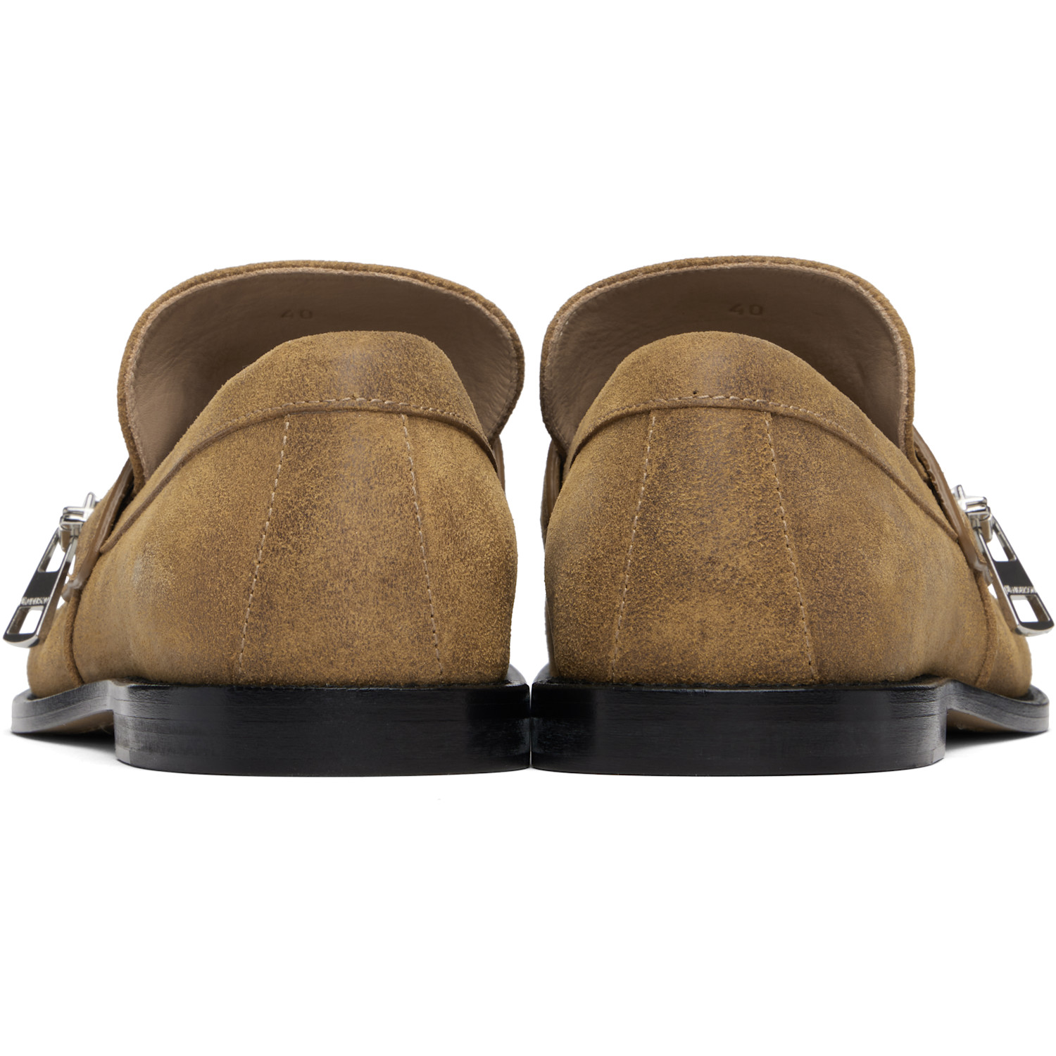  Jw Anderson Tan Biker Loafers 