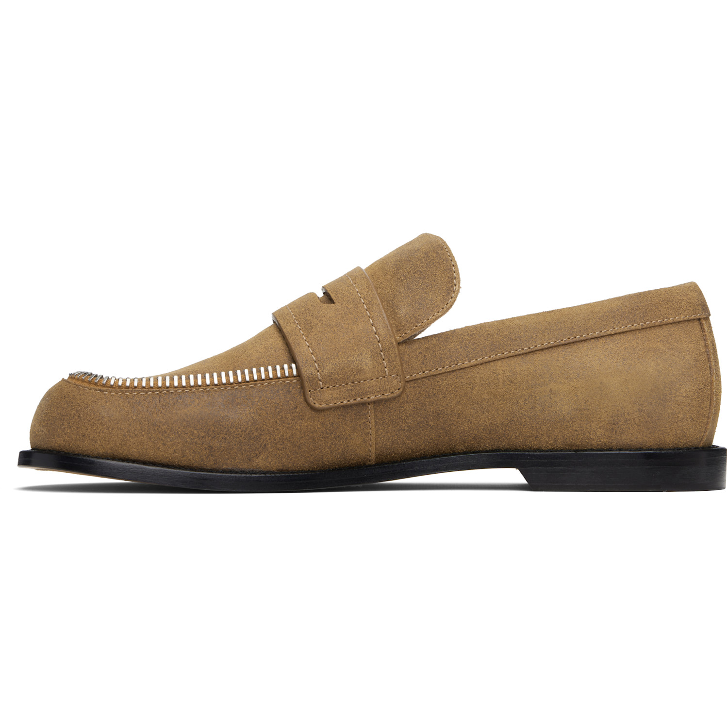  Jw Anderson Tan Biker Loafers 