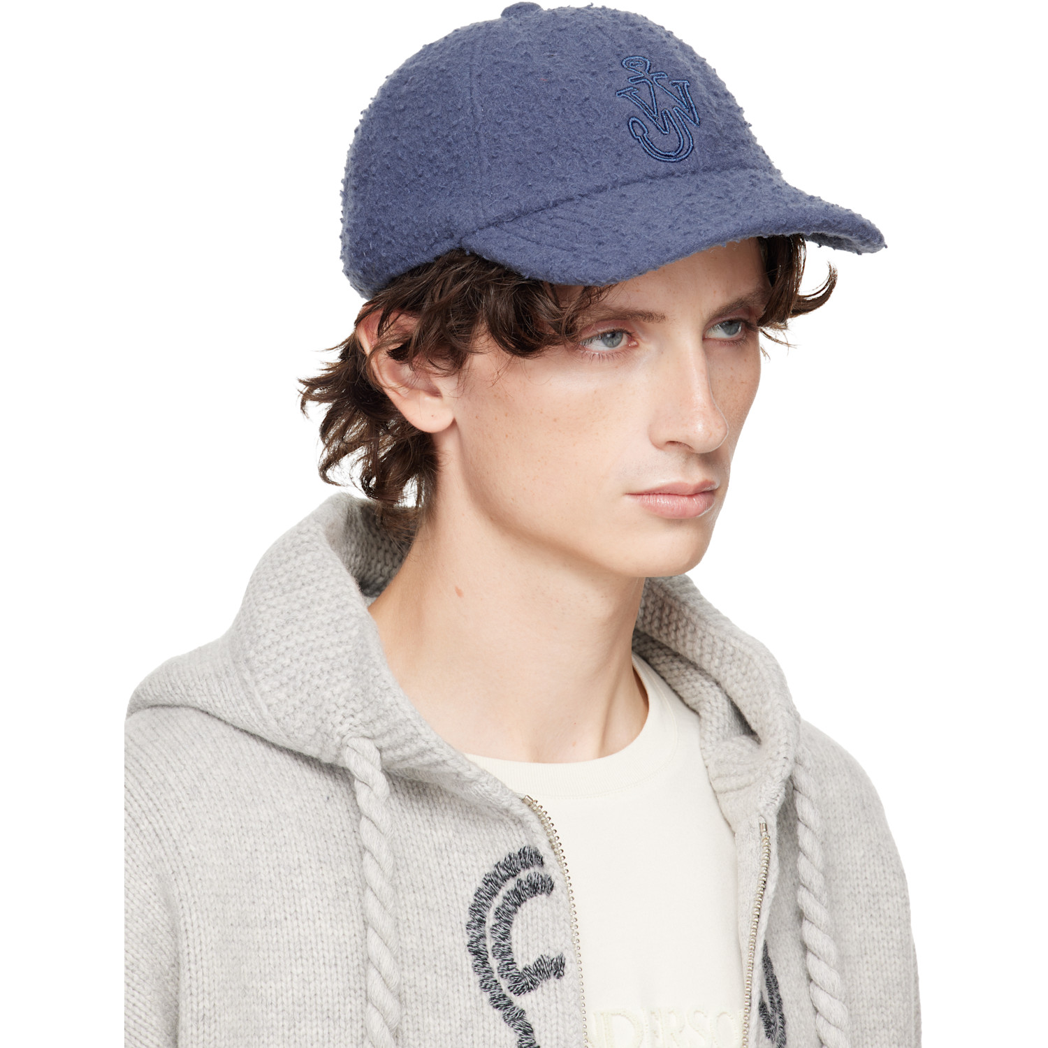  Jw Anderson Navy Baseball Cap 
