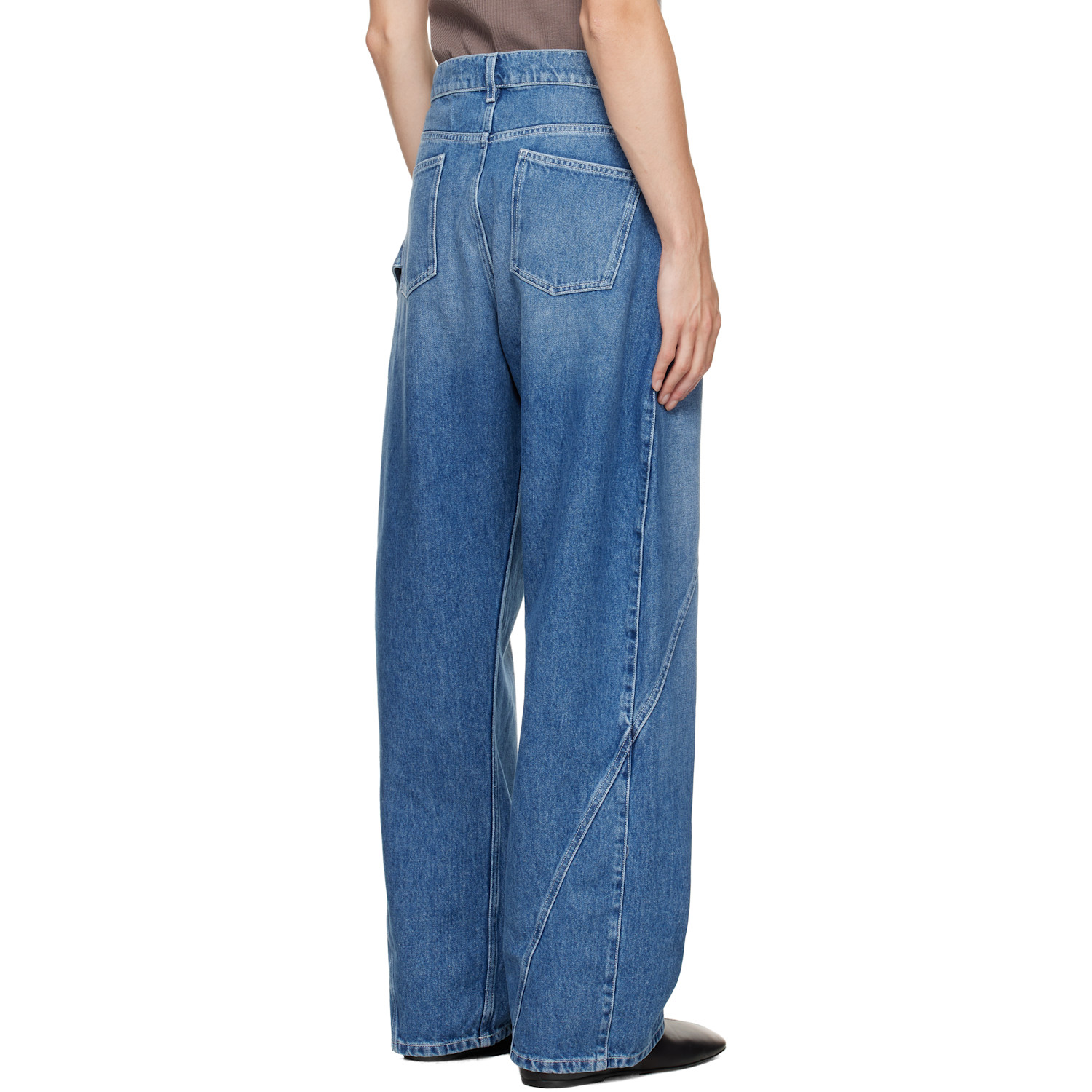  Jw Anderson Blue Twisted Workwear Jeans 