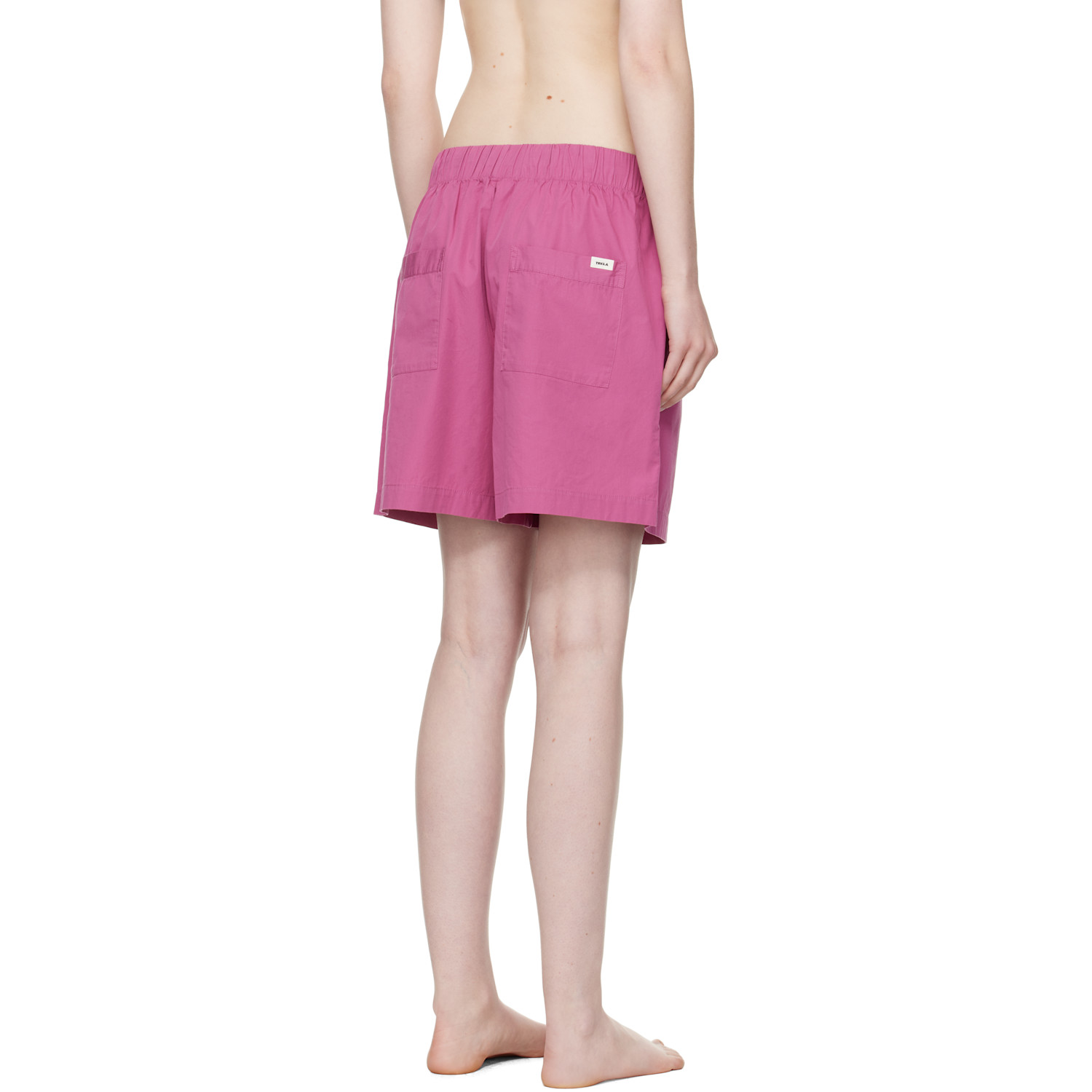  Tekla Purple Poplin Pyjama Shorts 