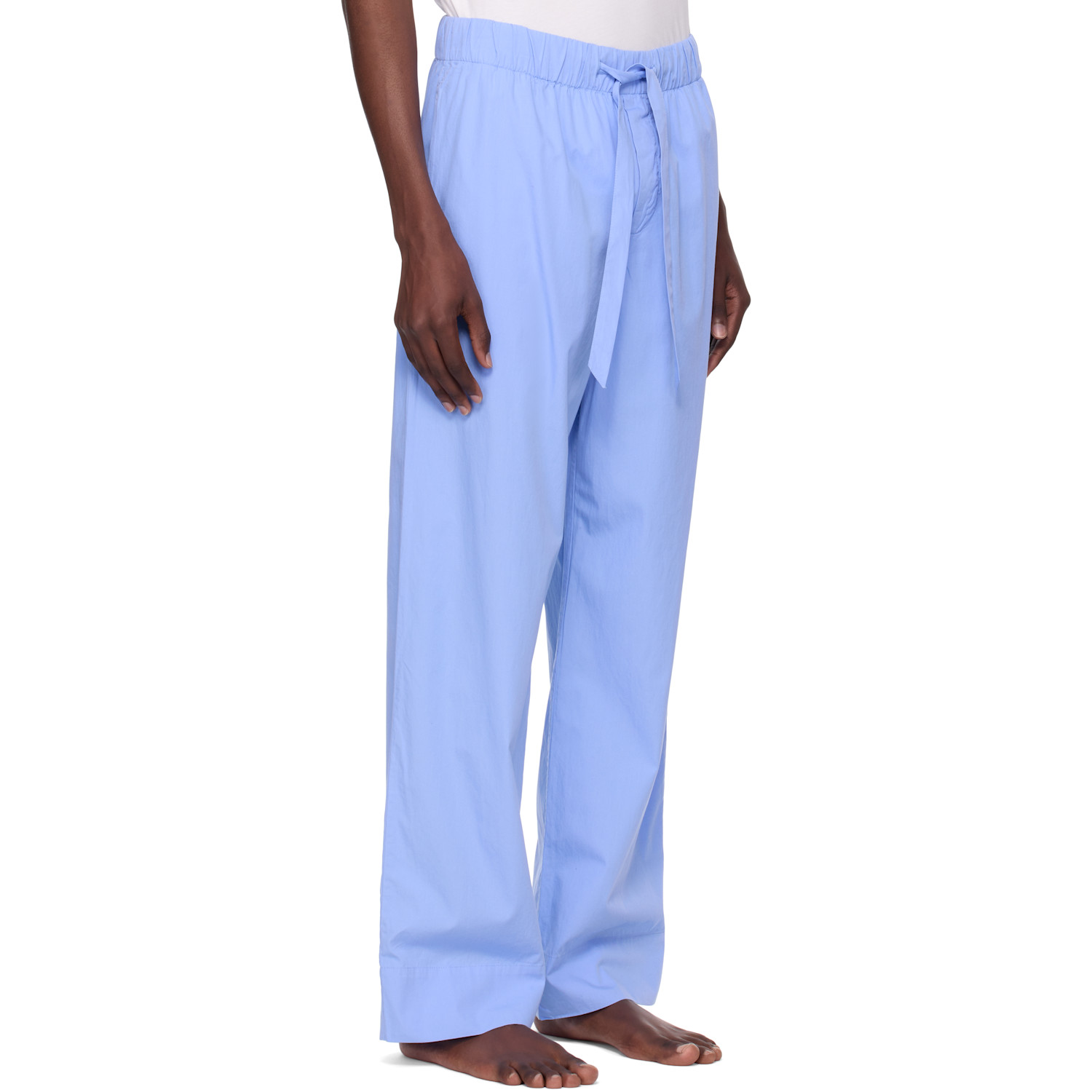  Tekla Blue Poplin Pyjama Pants 