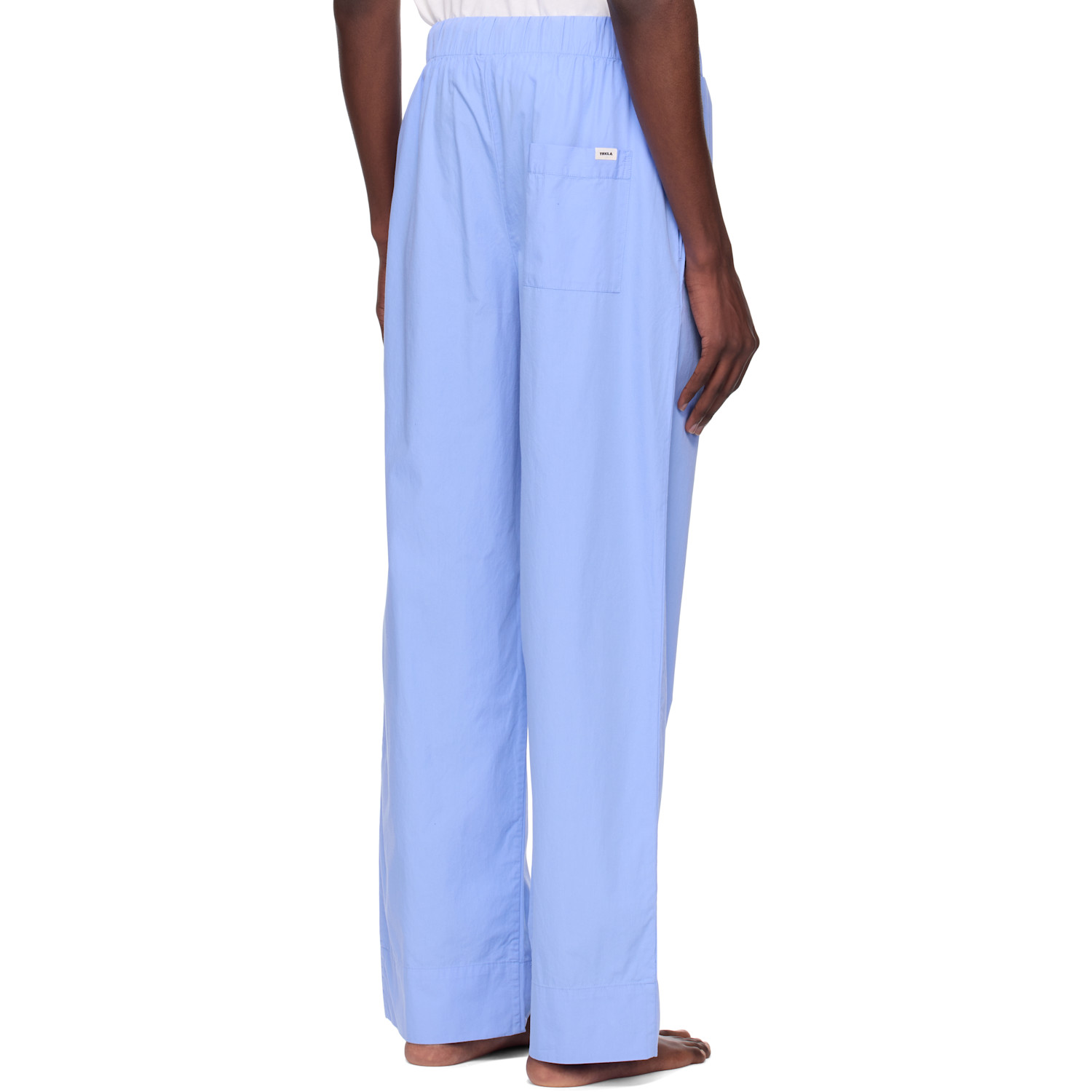  Tekla Blue Poplin Pyjama Pants 