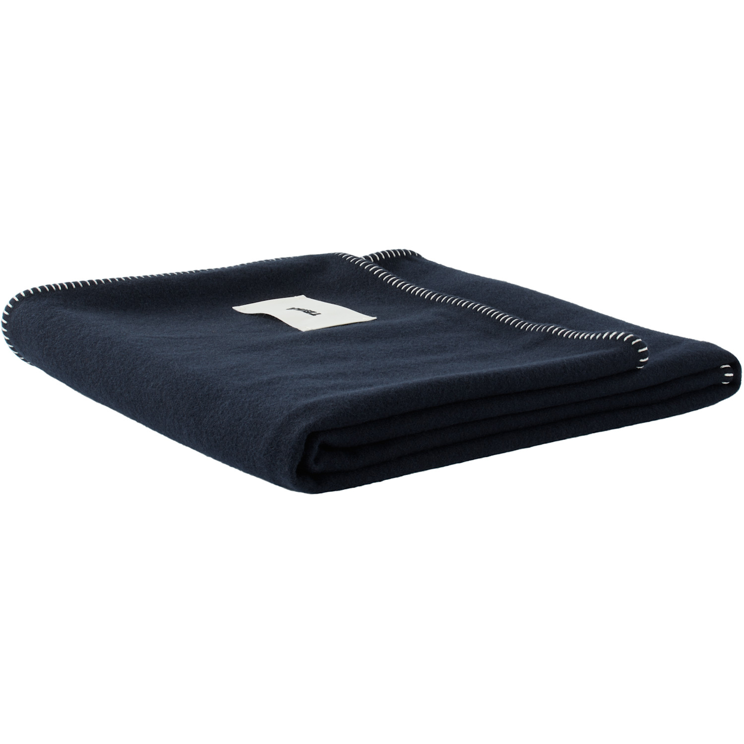  Tekla Navy Lambswool Blanket 