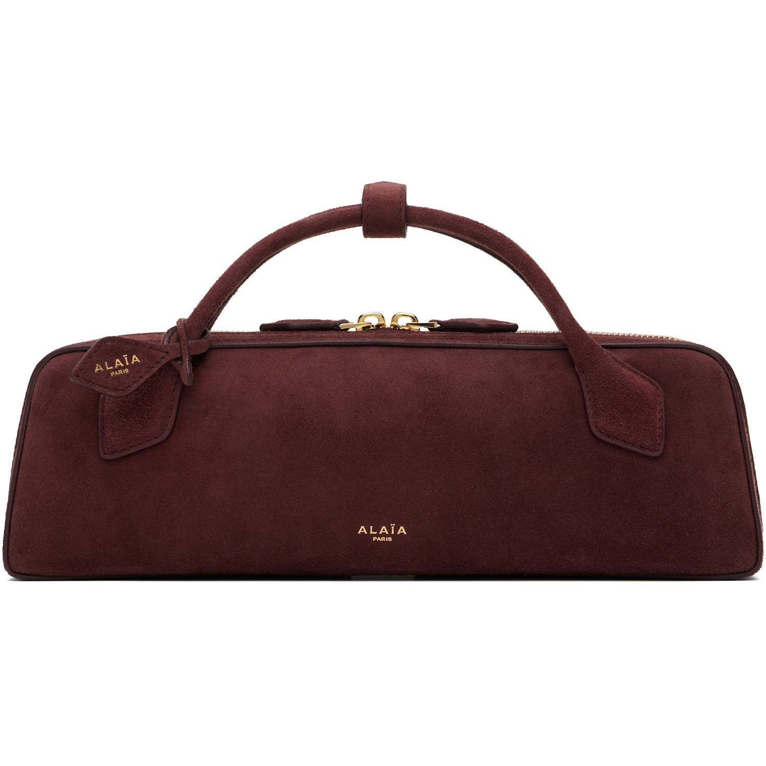 ALAÏA Burgundy 'Le Teckel' Bag