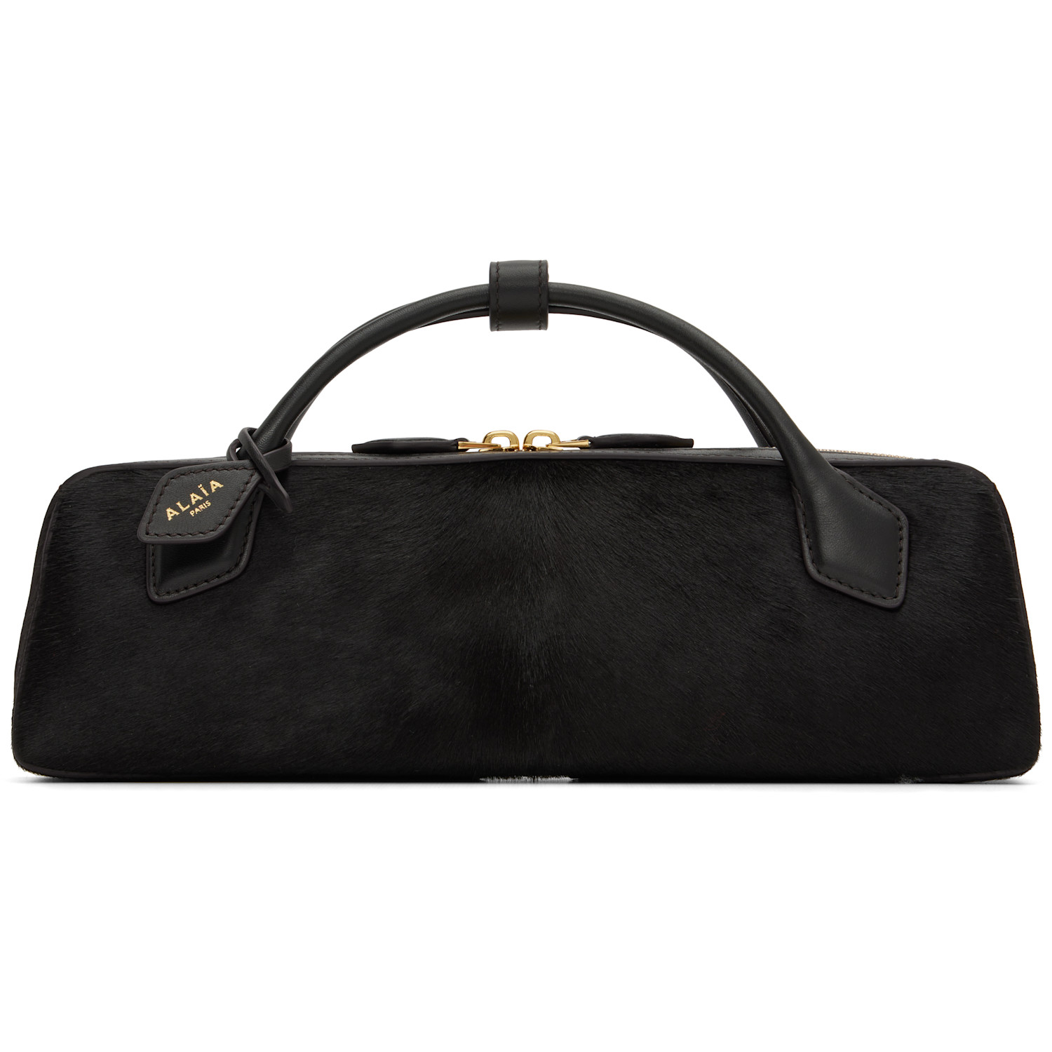 ALAÏA Brown 'Le Teckel' Clutch Bag
