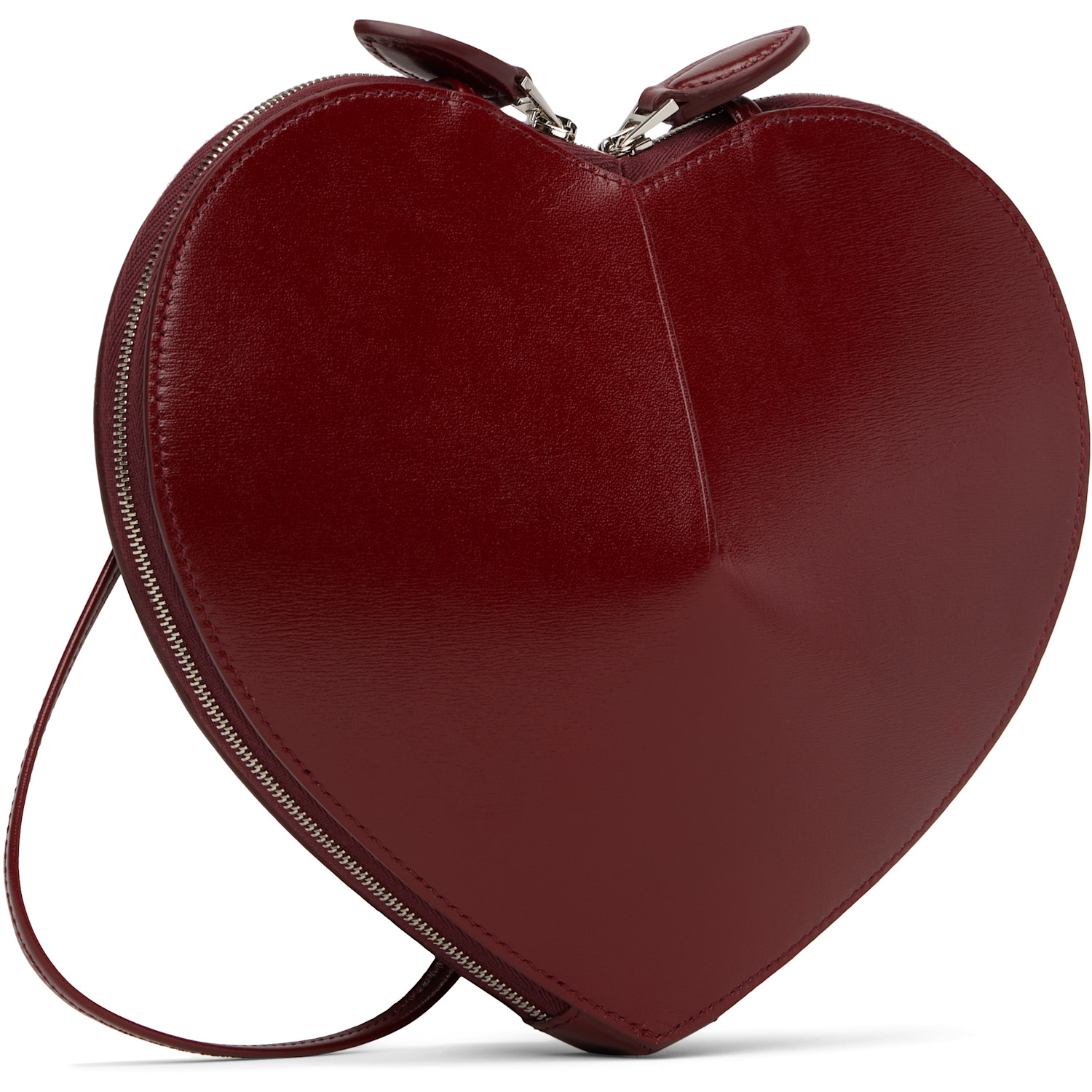  Alaïa Burgundy 'le Cœur' Bag 