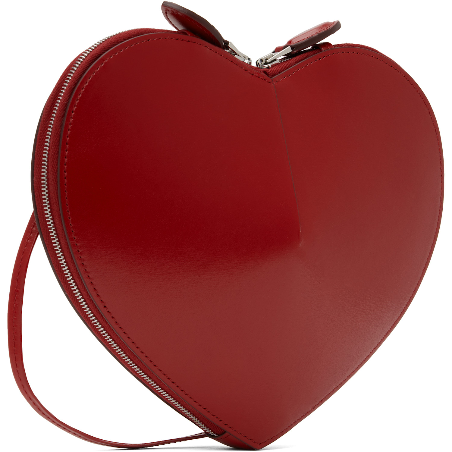  Alaïa Red 'le Coeur' Calfskin Bag 
