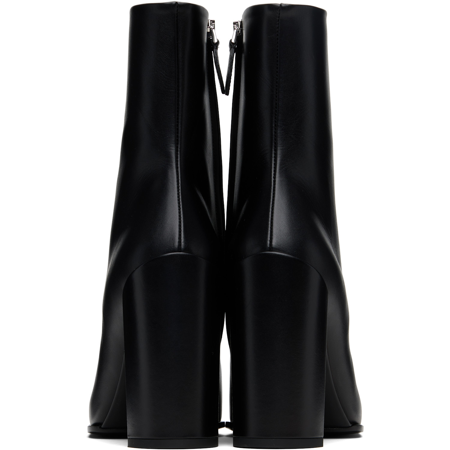  Alaïa Black Soft Calf 90 Ankle Boots 