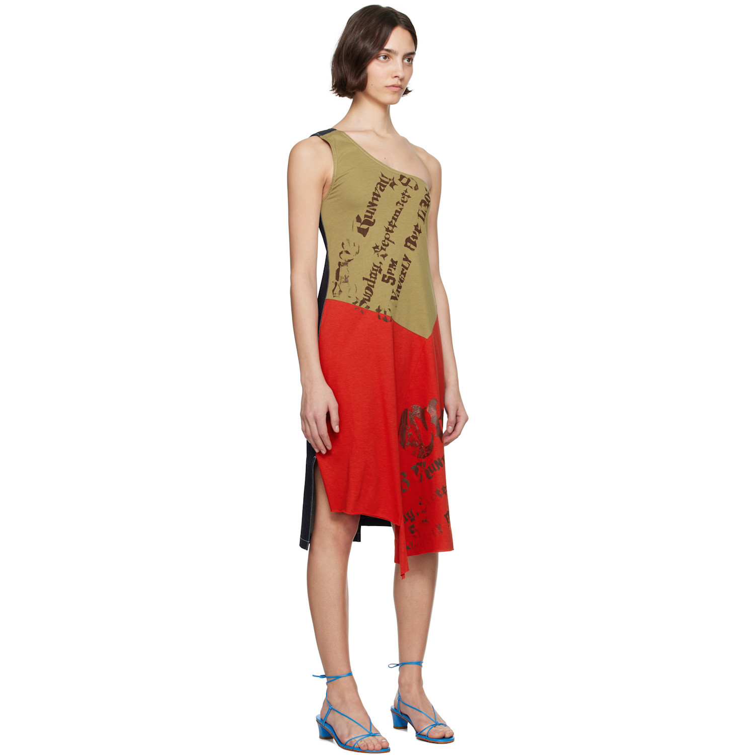  Sc103 Multicolor Hall Midi Dress 