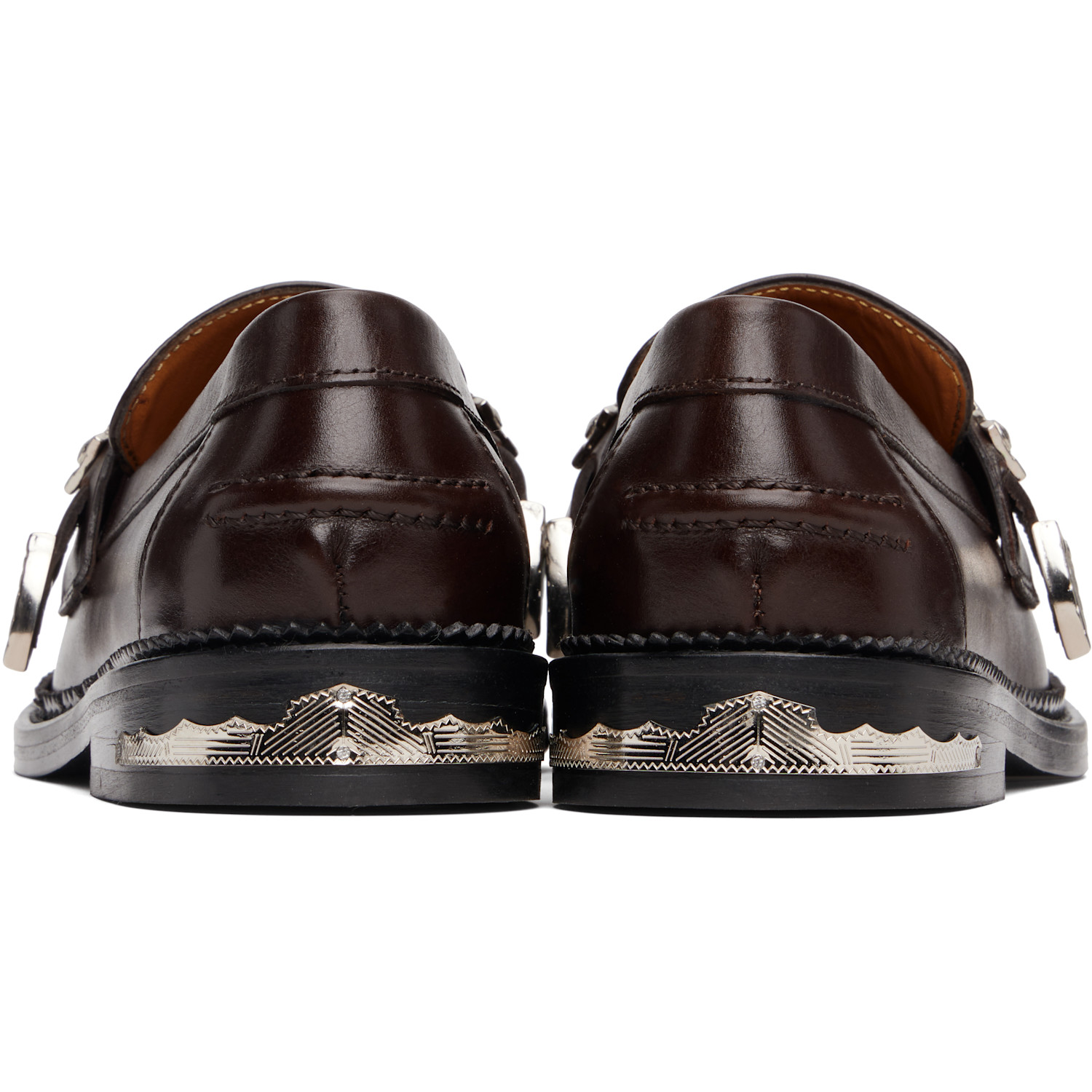  Toga Pulla Ssense Exclusive Brown Detail Loafers 