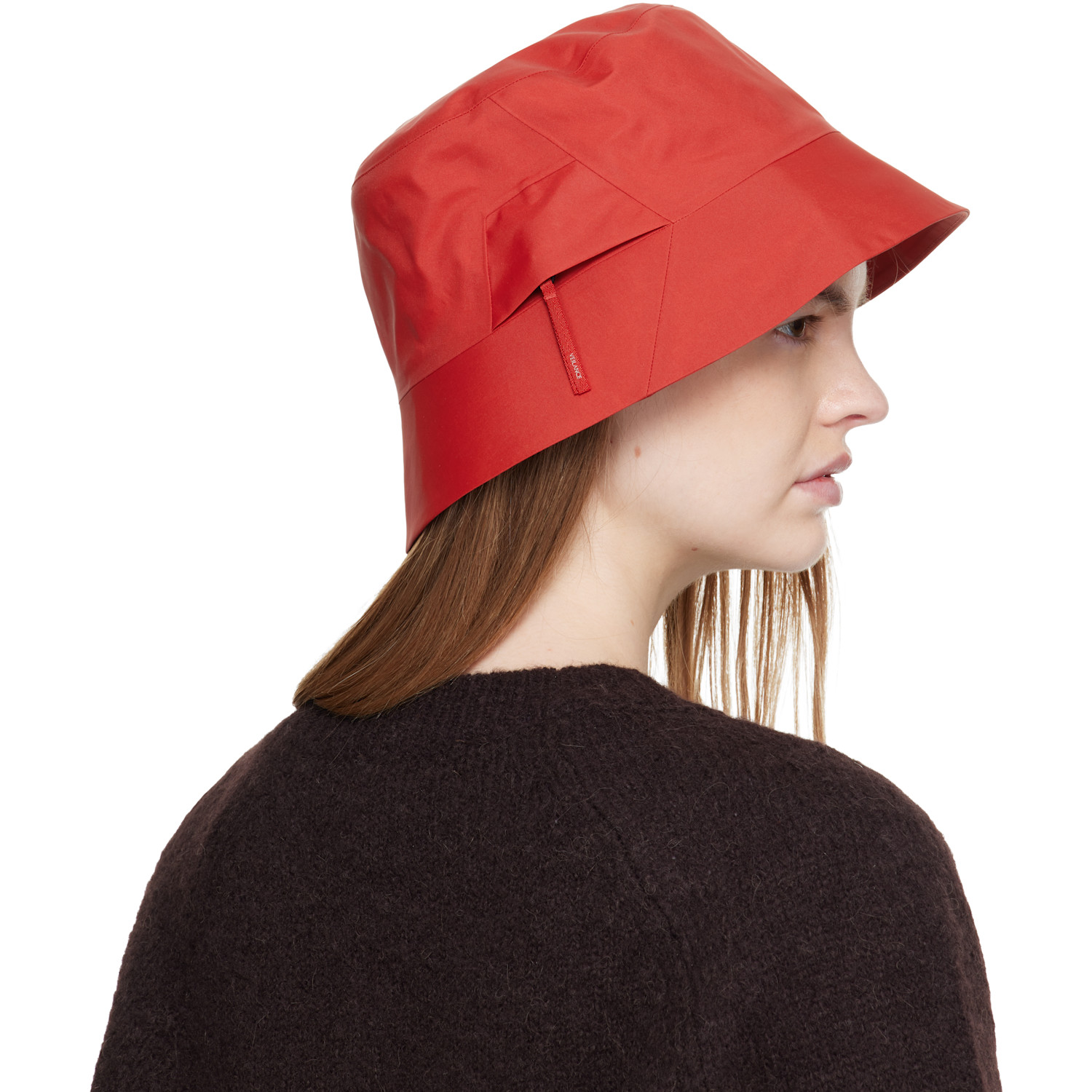 Veilance Red Bucket Hat 