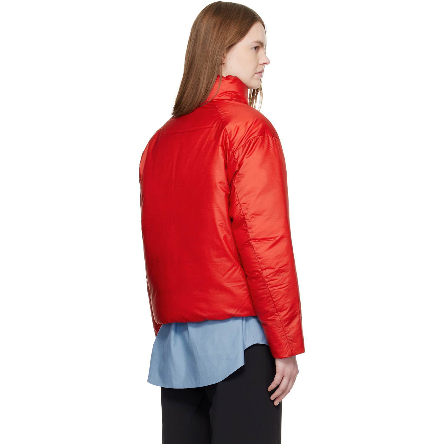  Veilance Red Conduit Down Jacket 