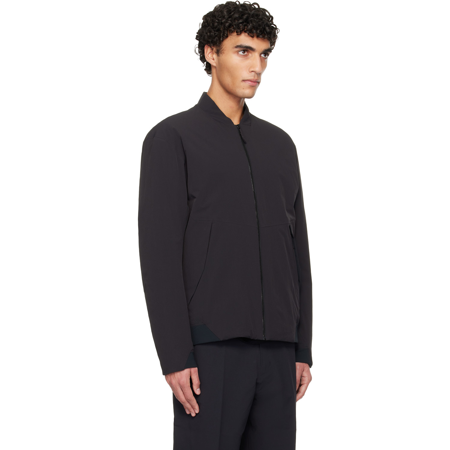  Veilance Black Diode Insulated Bomber Jacket 