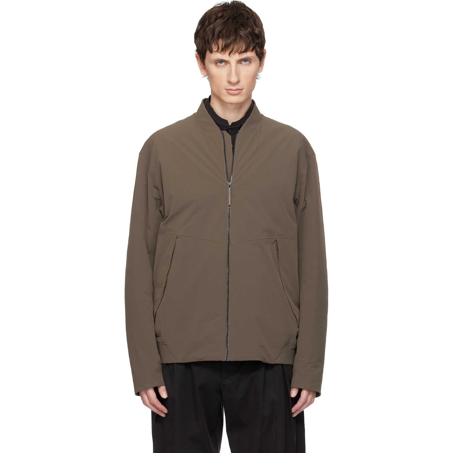 Veilance Taupe Diode Insulated Bomber Jacket