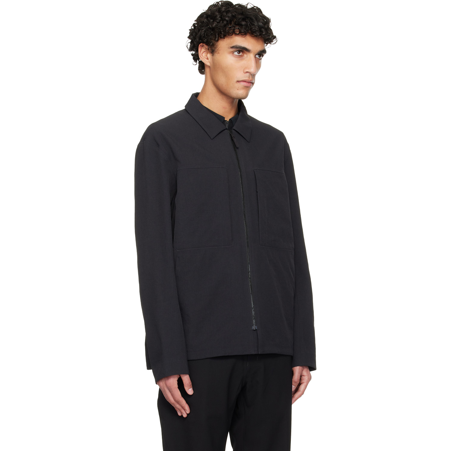  Veilance Black Mionn Softshell Overshirt 