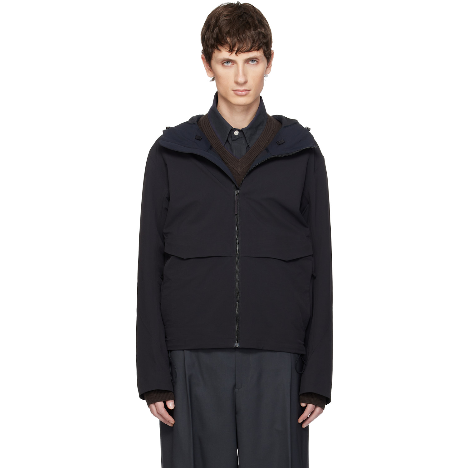 Veilance Black Quartic Jacket