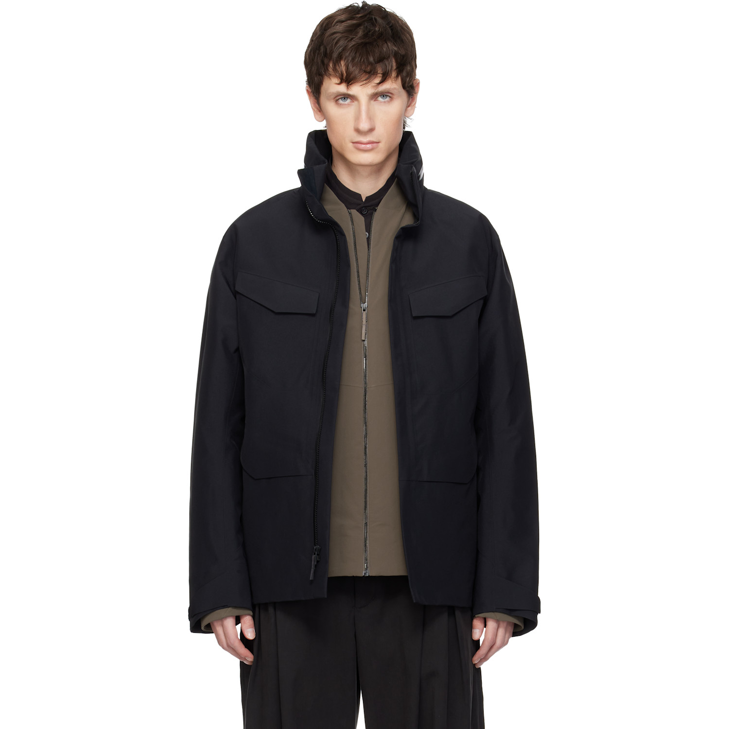 Veilance Black Field Jacket