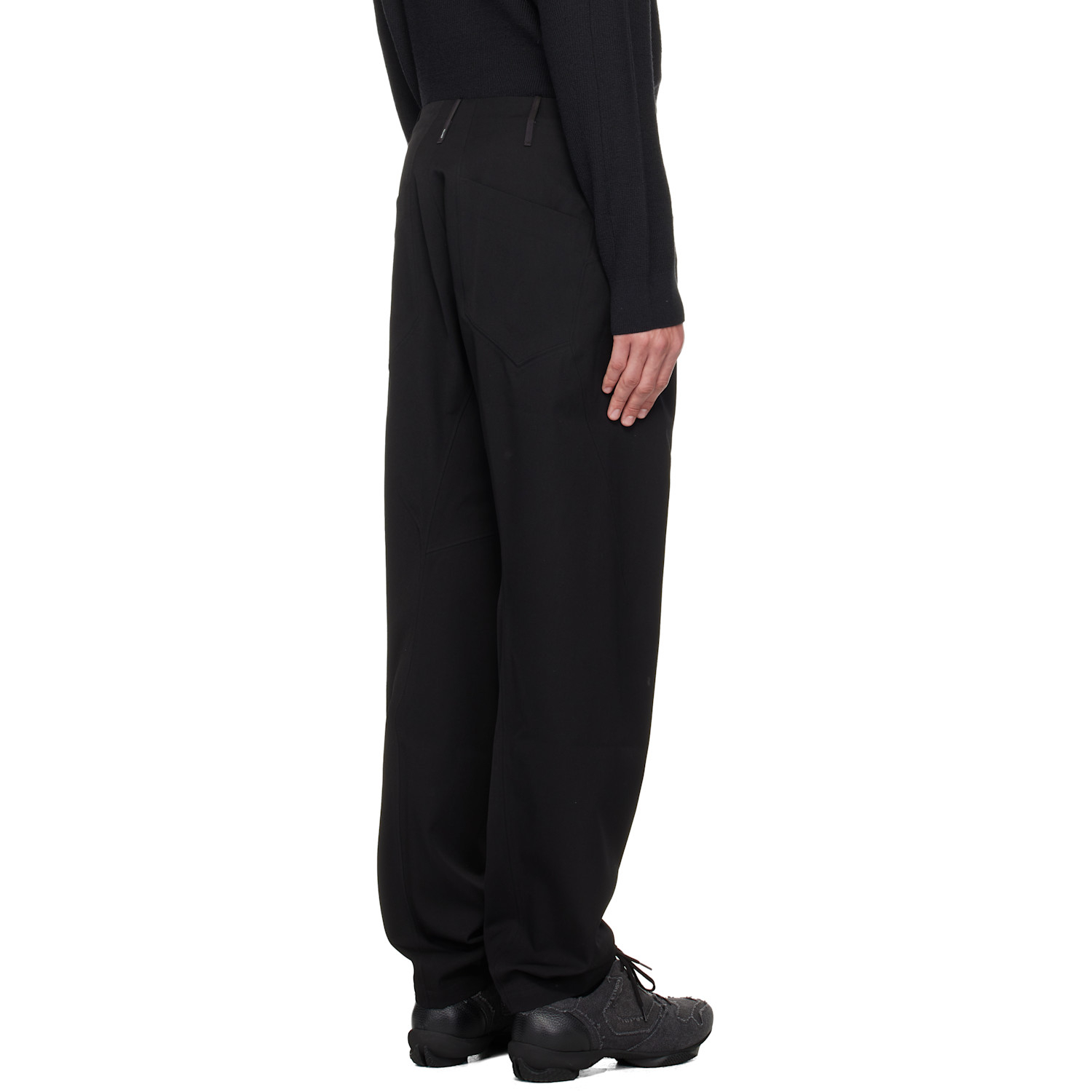  Veilance Black Voronoi Wool Trousers 