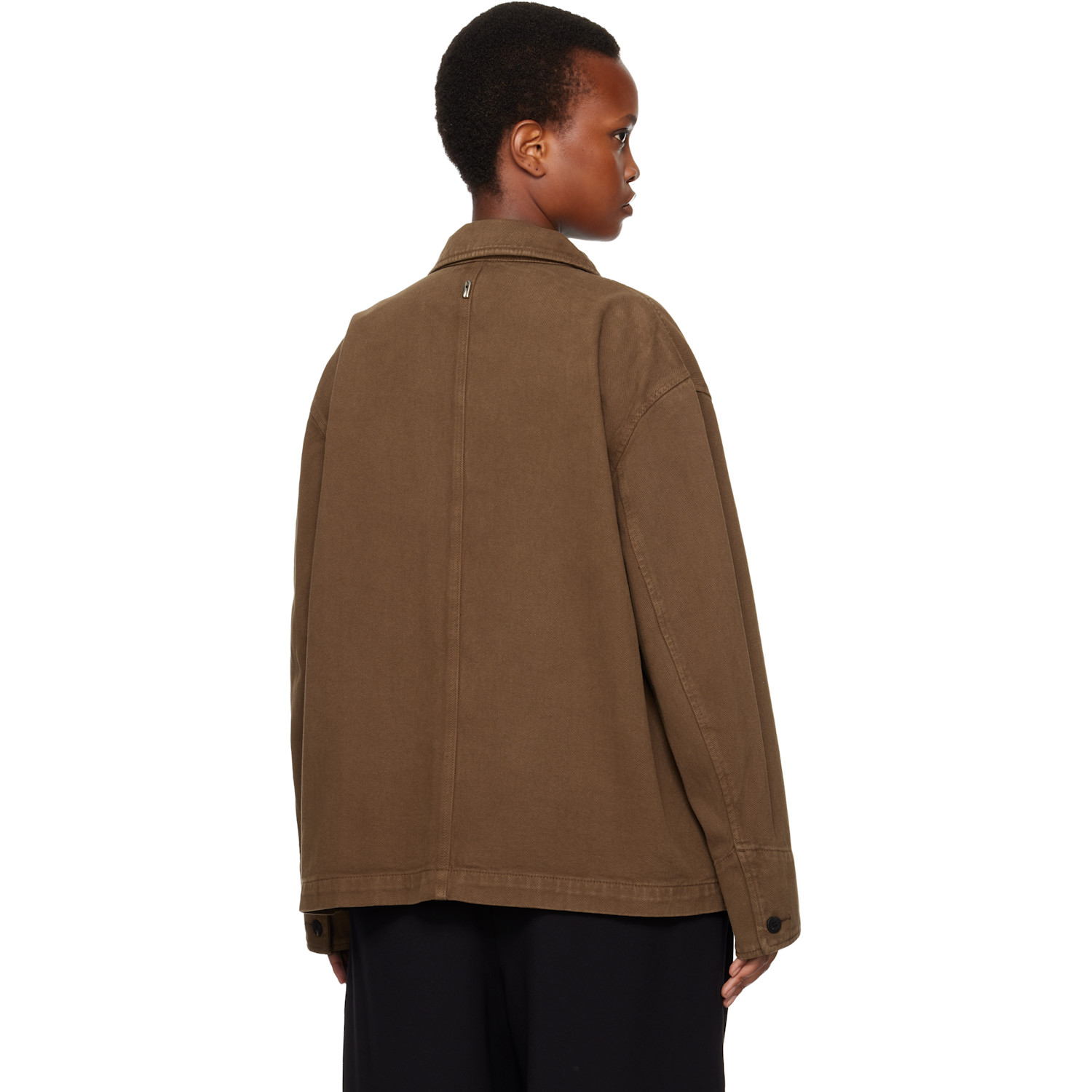  Le17septembre Brown Field Denim Jacket 