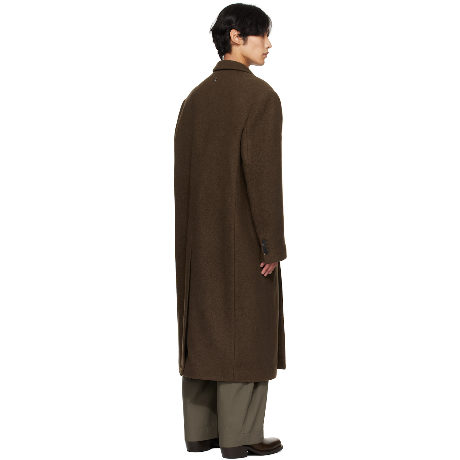  Le17septembre Brown Double-breasted Long Coat 