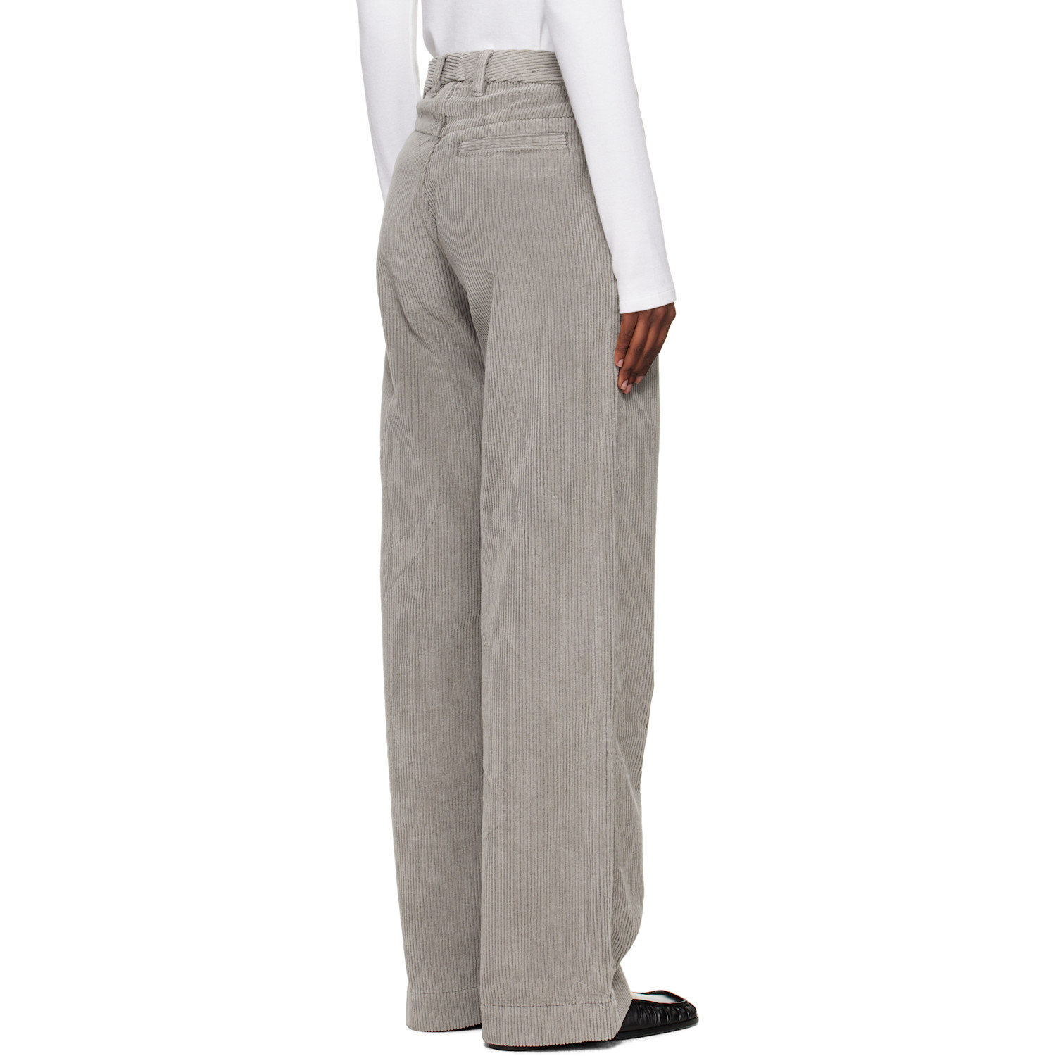  Mfpen Ssense Exclusive Gray Cord Trousers 