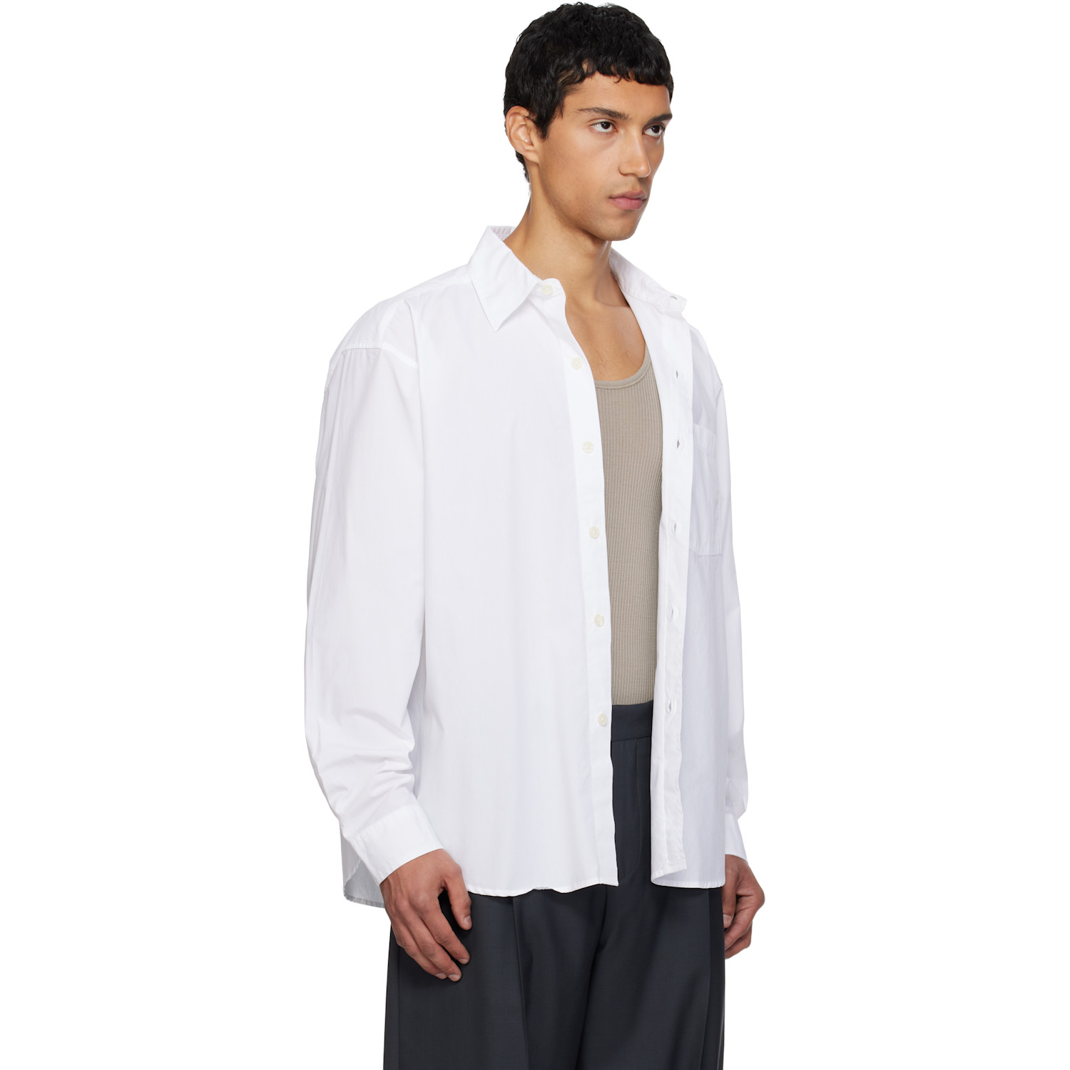  Mfpen White Convenient Shirt 