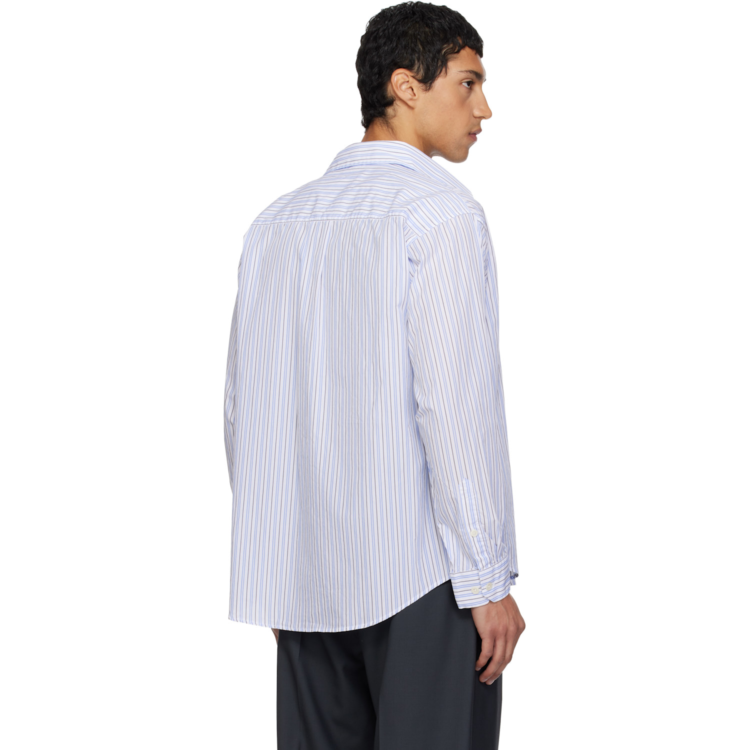  Mfpen White & Blue Executive Shirt 