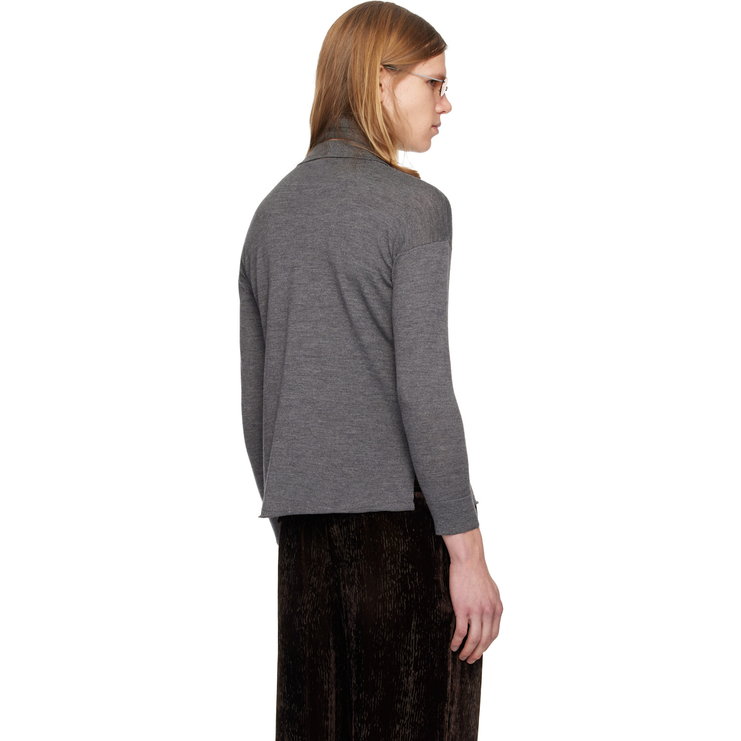  Magliano Gray Tipa Knitted Cardigan 