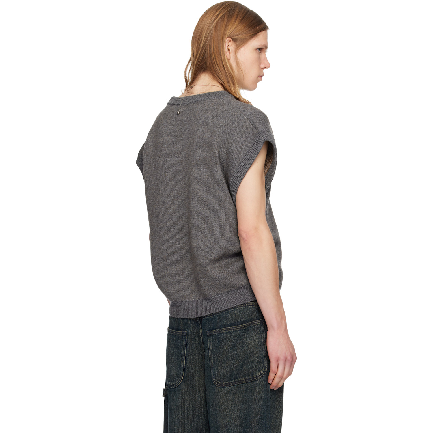  Magliano Gray Teddy Bear Vest 
