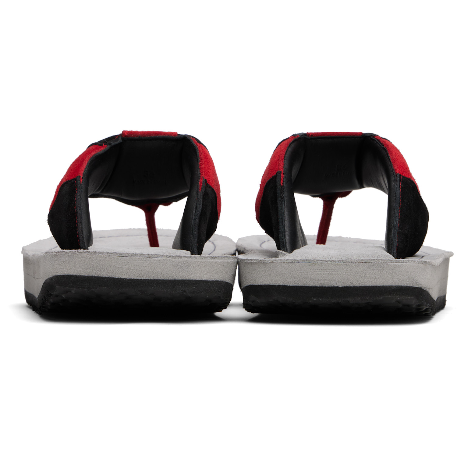  Abra Red & Gray Xxl Flip-flops 