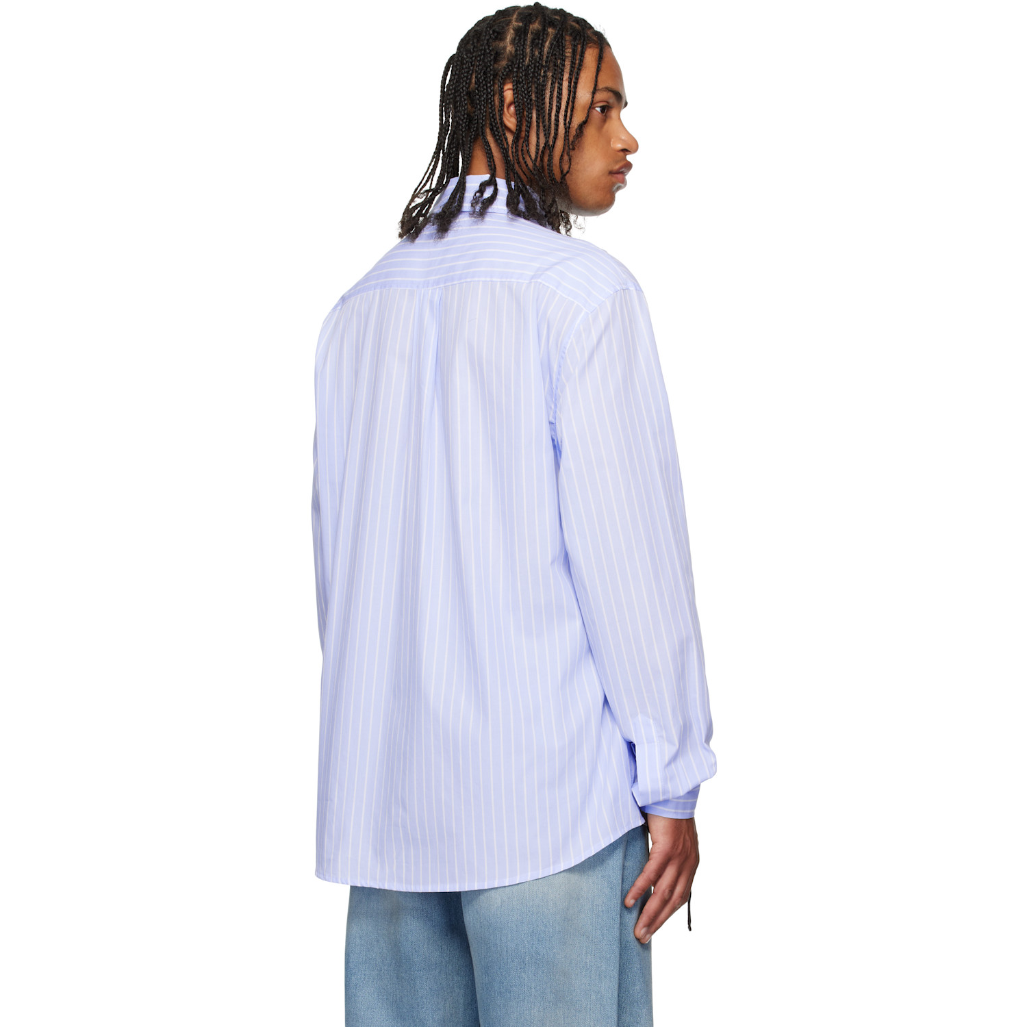  Abra Ssense Exclusive Blue Cotton Shirt 