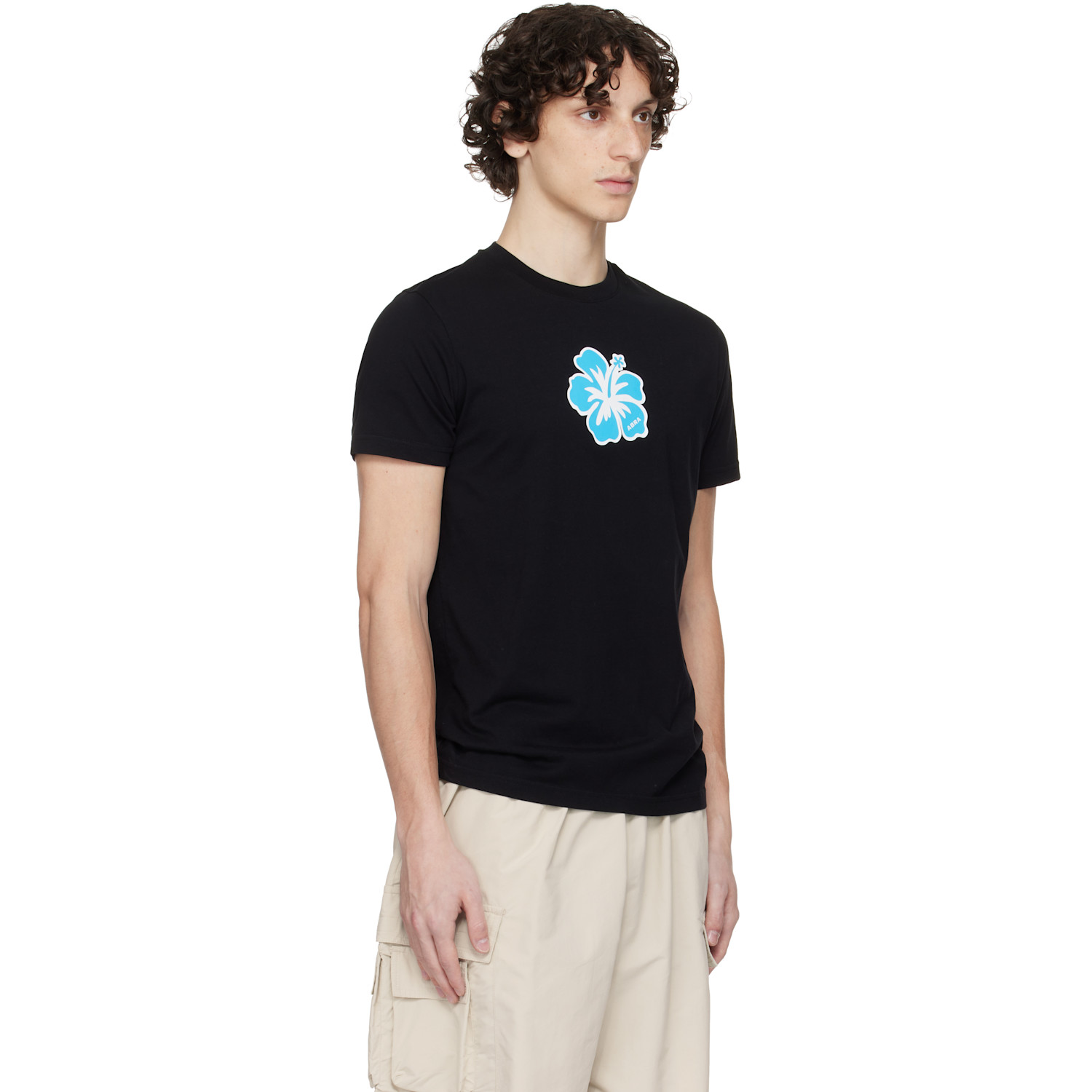  Abra Black Flower T-shirt 