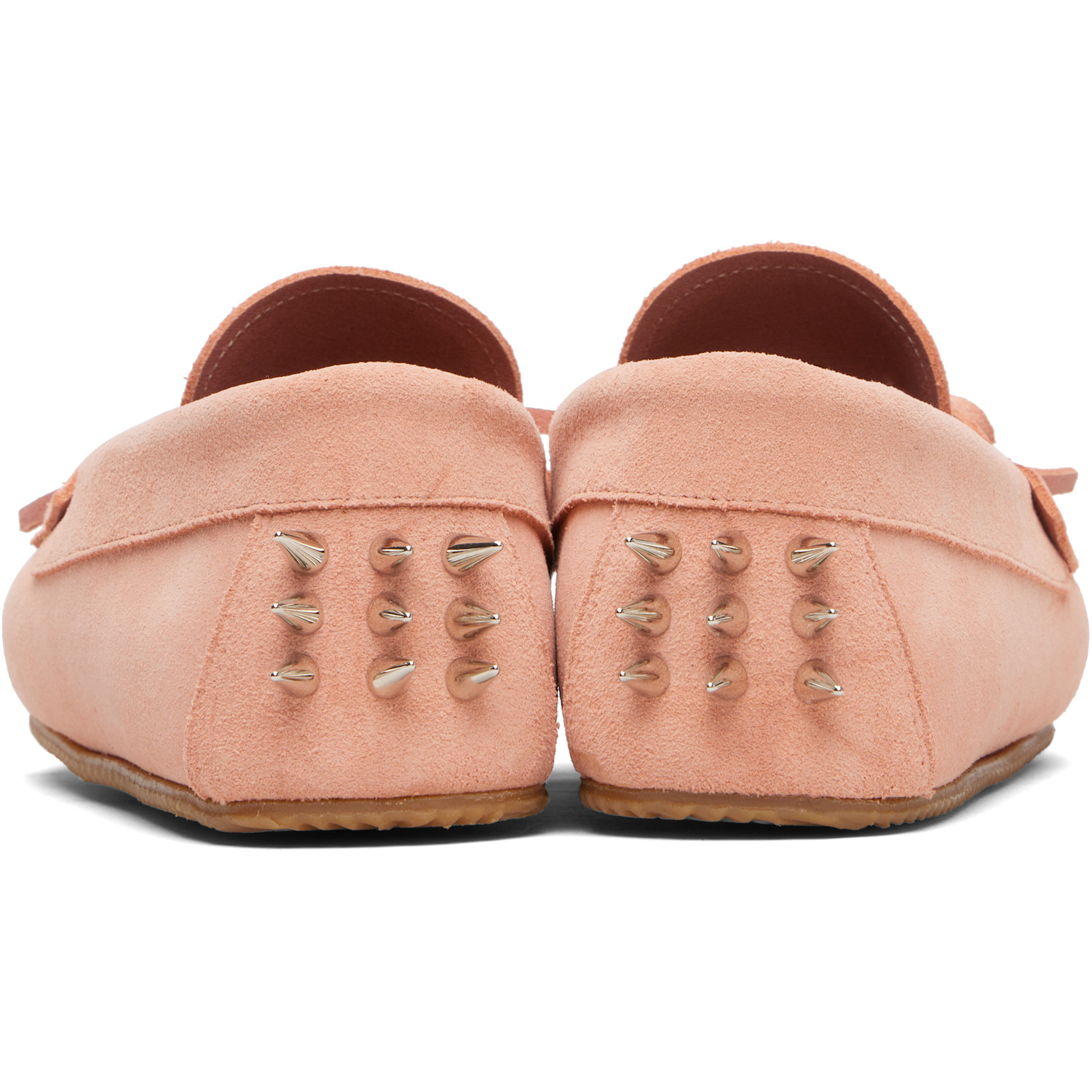  Abra Ssense Exclusive Pink Spike Loafers 