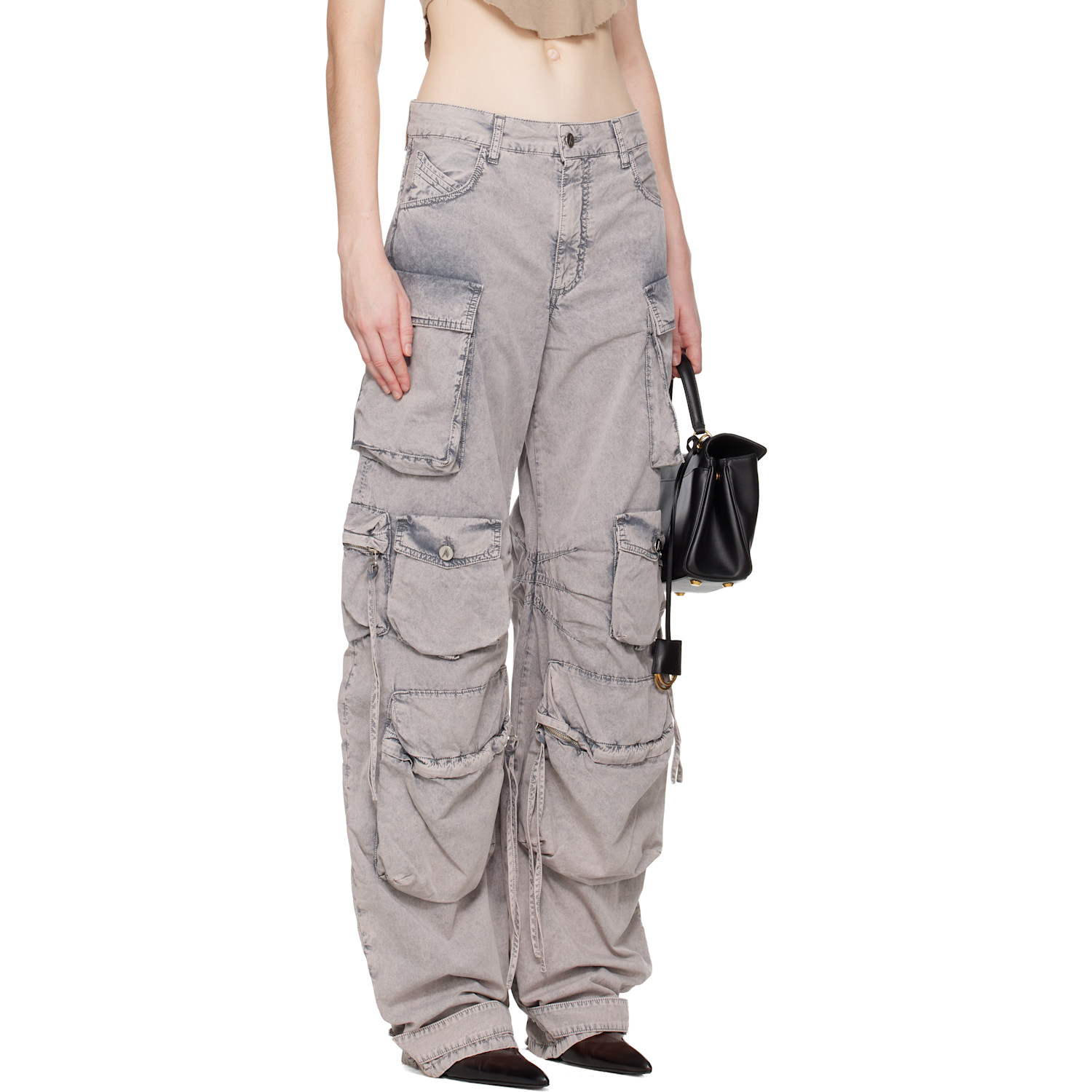  The Attico Gray Fern Jeans 