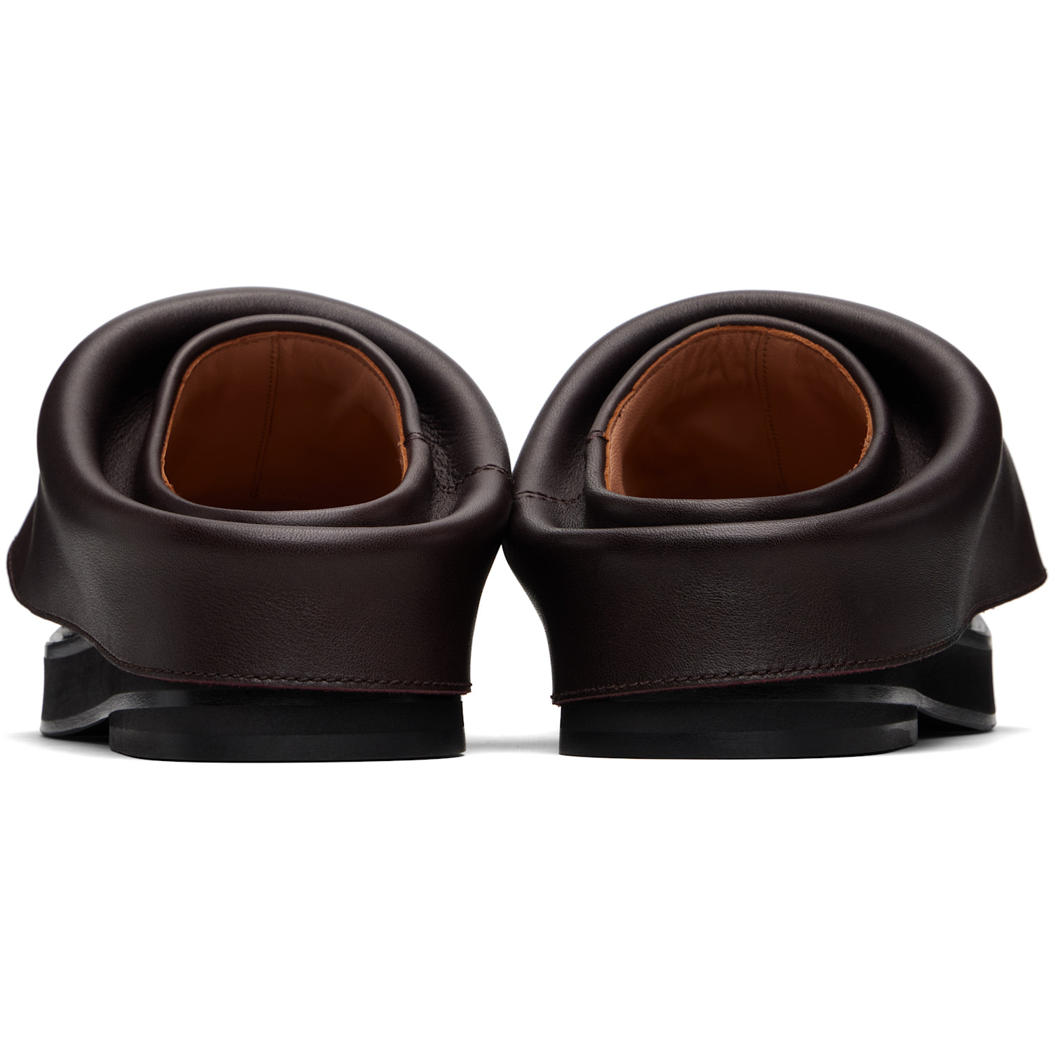  The Attico Brown Mini Robin Sabot Loafers 