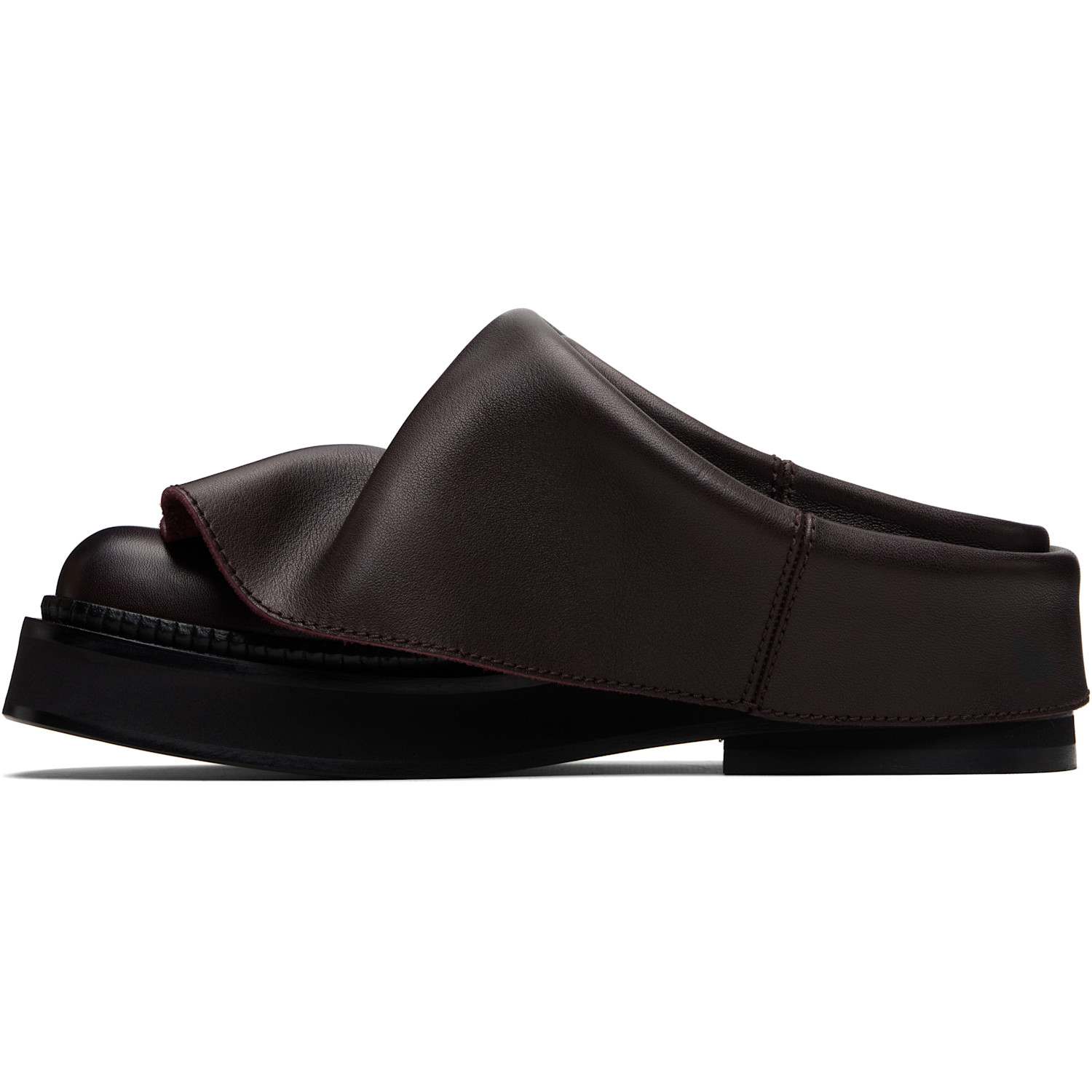  The Attico Brown Mini Robin Sabot Loafers 