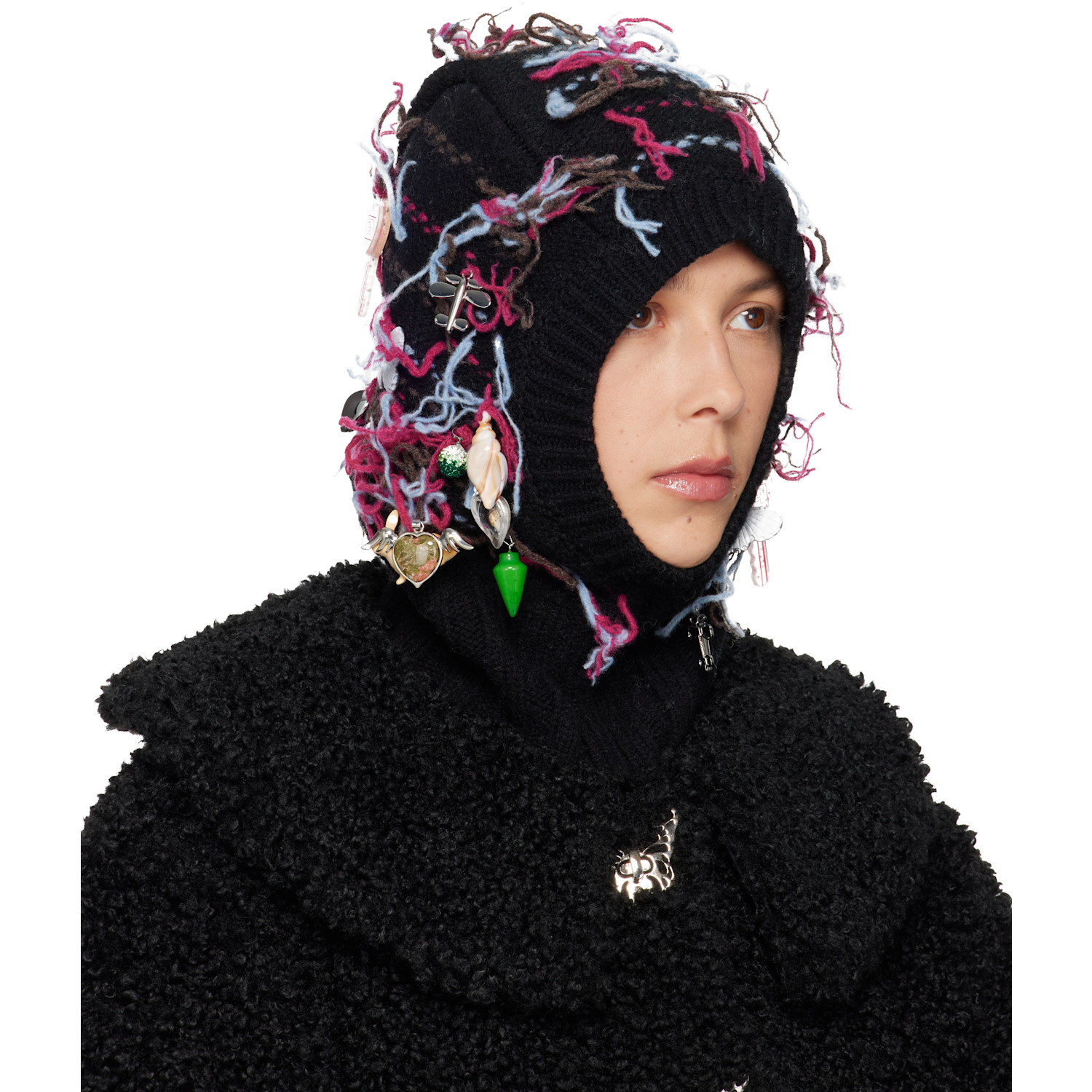  Chopova Lowena Black Washed Up Balaclava 