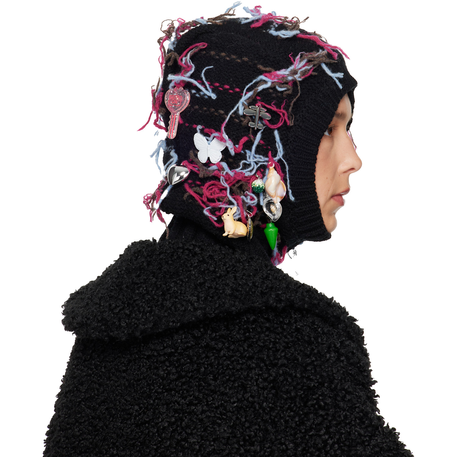  Chopova Lowena Black Washed Up Balaclava 