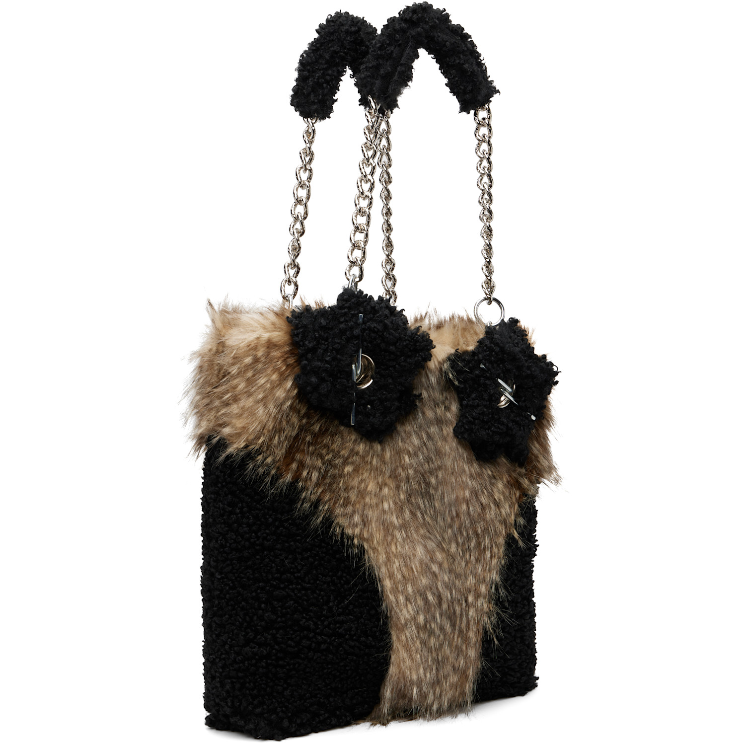  Chopova Lowena Multicolor Fleece Tote 